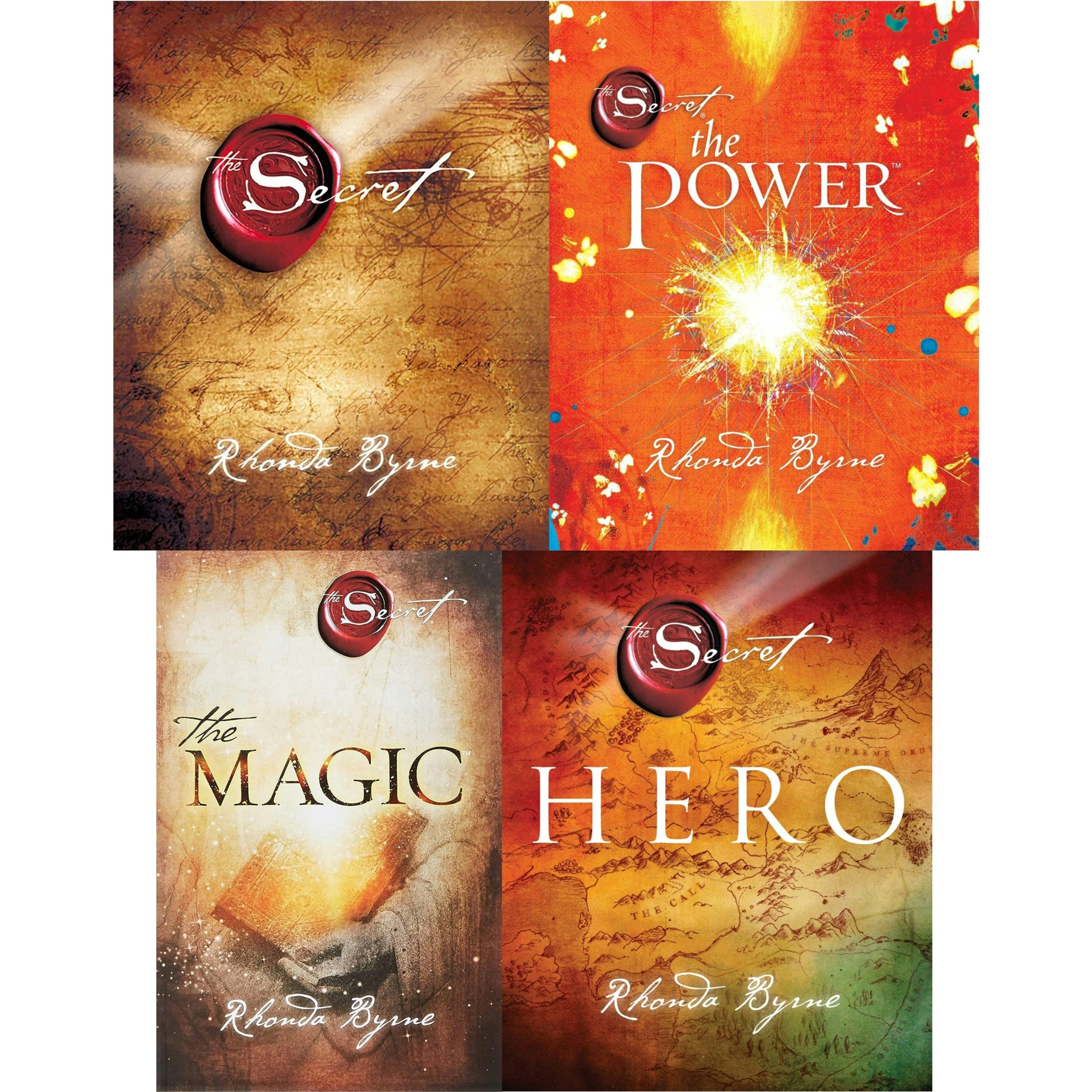 Simon & Schuster Ltd Rhonda Byrne Secret Series Collection 4 Books Set The Secret,The Power, Hero, The Magic