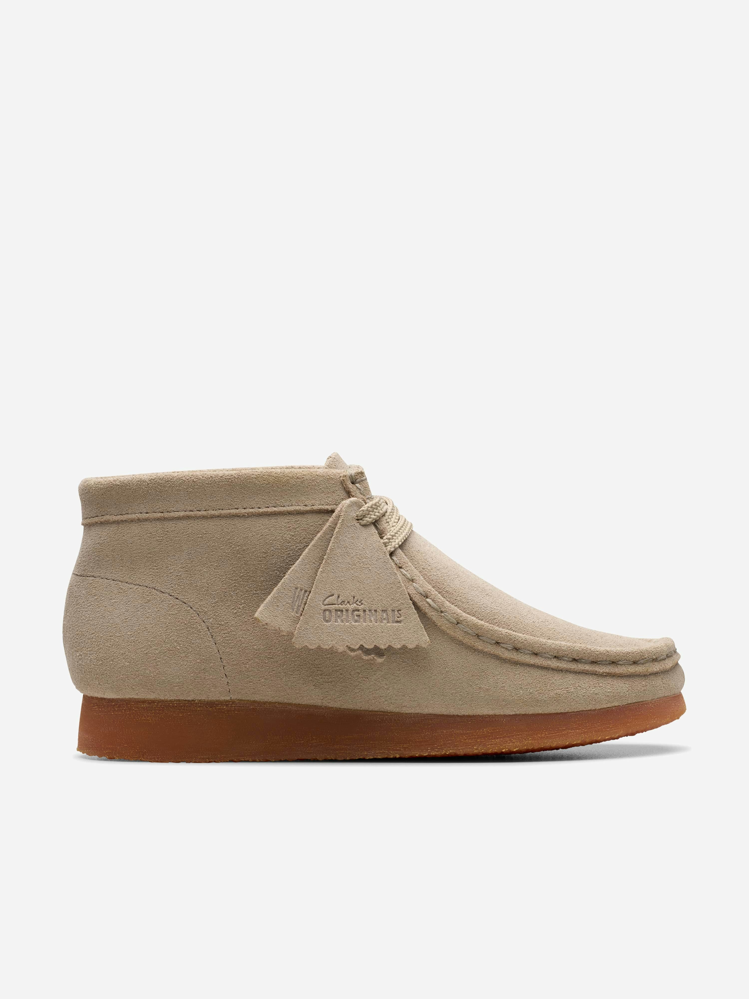 Clarks Beige Kids Wallabee Boots In - Eu 32.5 Uk 13.5