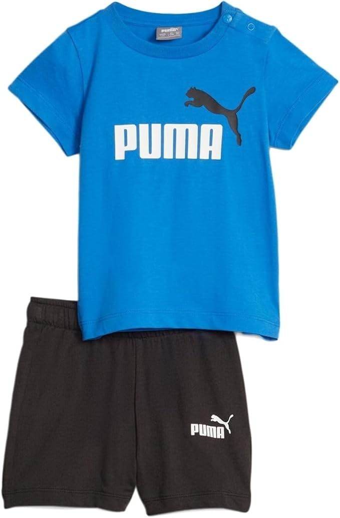 Puma Minicats Baby Infants T Shirt Shorts Two Piece Set Cotton 845839 - 92 18-24 Months