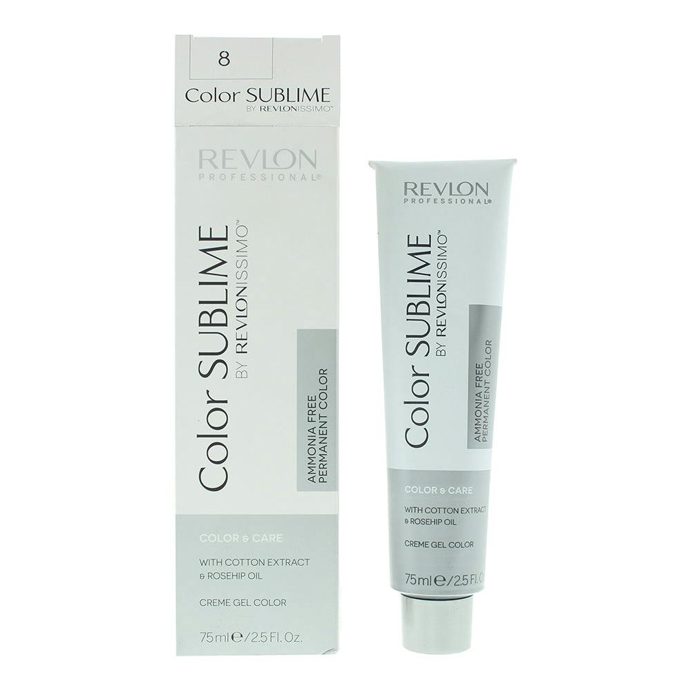 Revlon Light Color Sublime 8 Blonde Hair Colour 75Ml