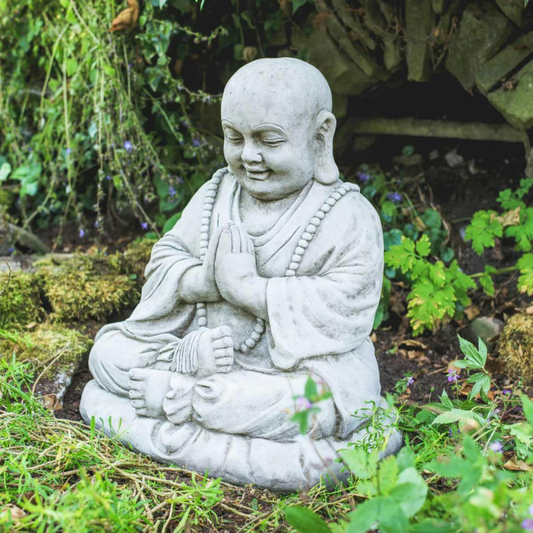 Osn Large Meditating Monk Garden Ornament