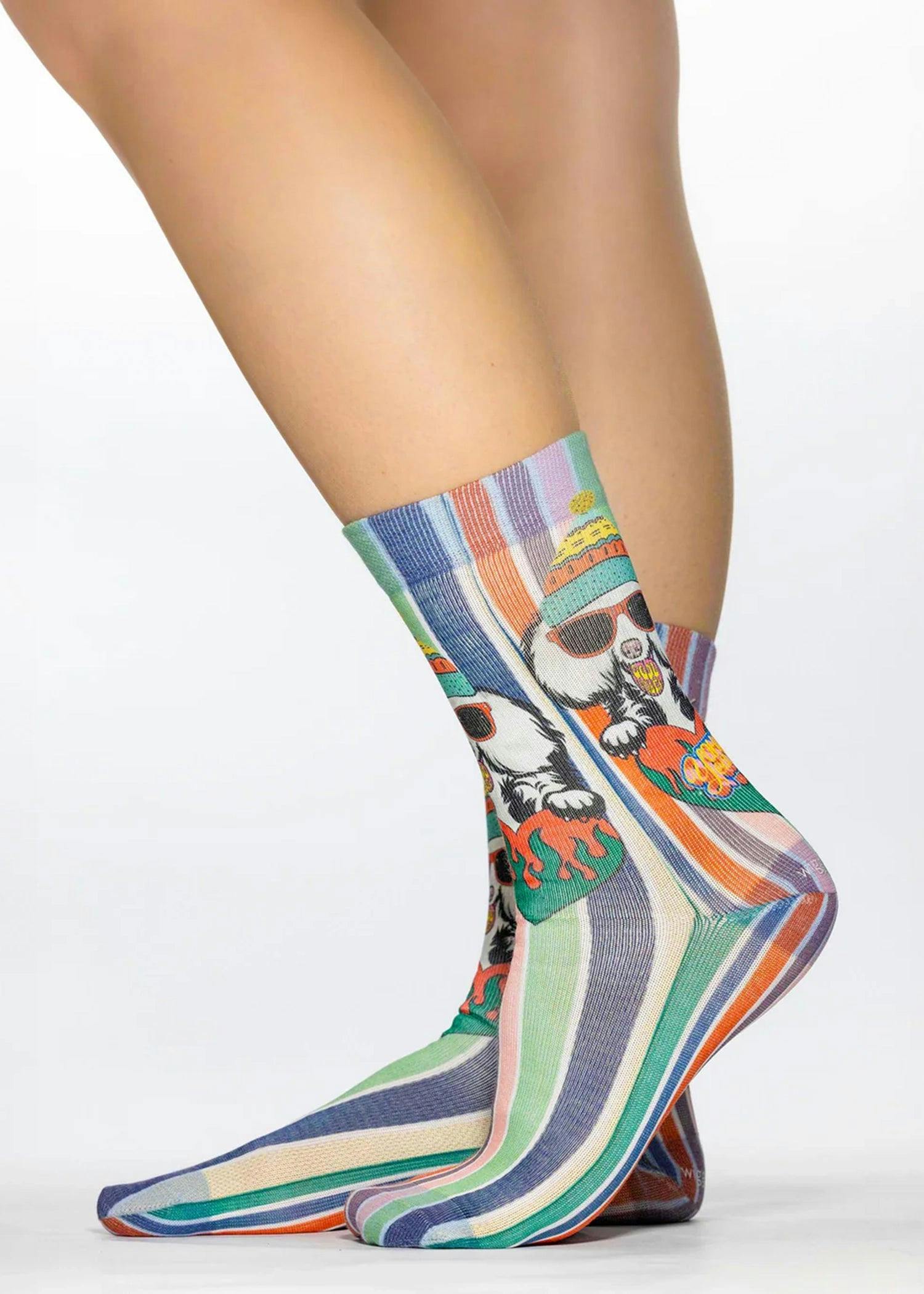 Jemsox Women's Lover Dog Novelty Gift Socks