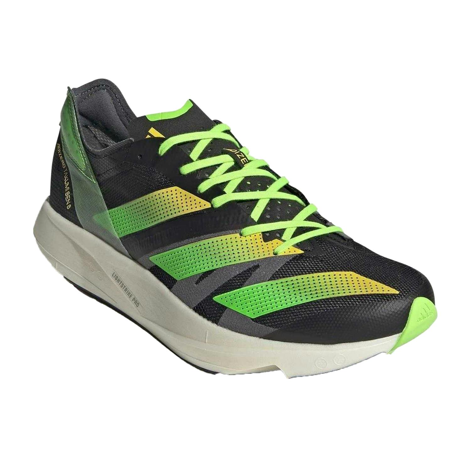 Adidas Men's Black Adizero Adiz Tkmi 8 Trainers - 8 Uk - 100% Mixed
