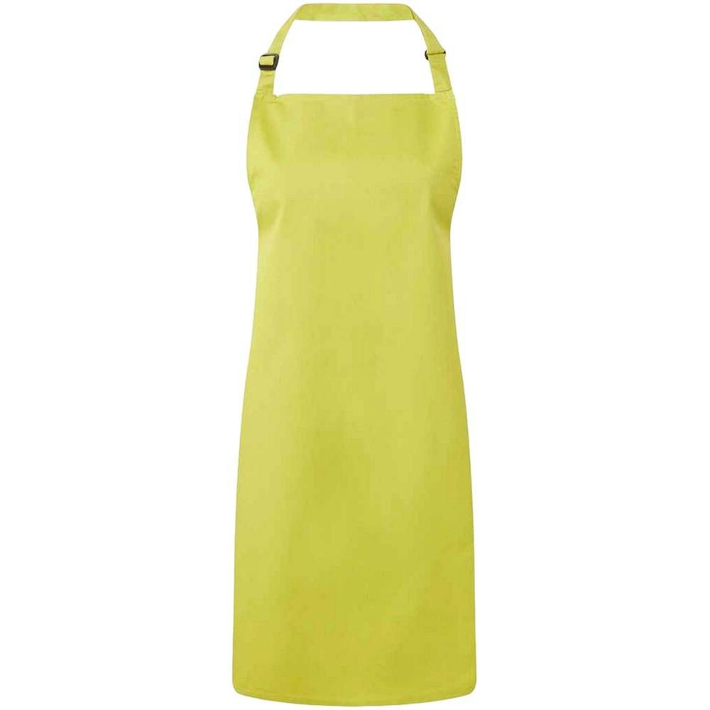 Premier Unisex Lime Colours Full Apron In - Image 3