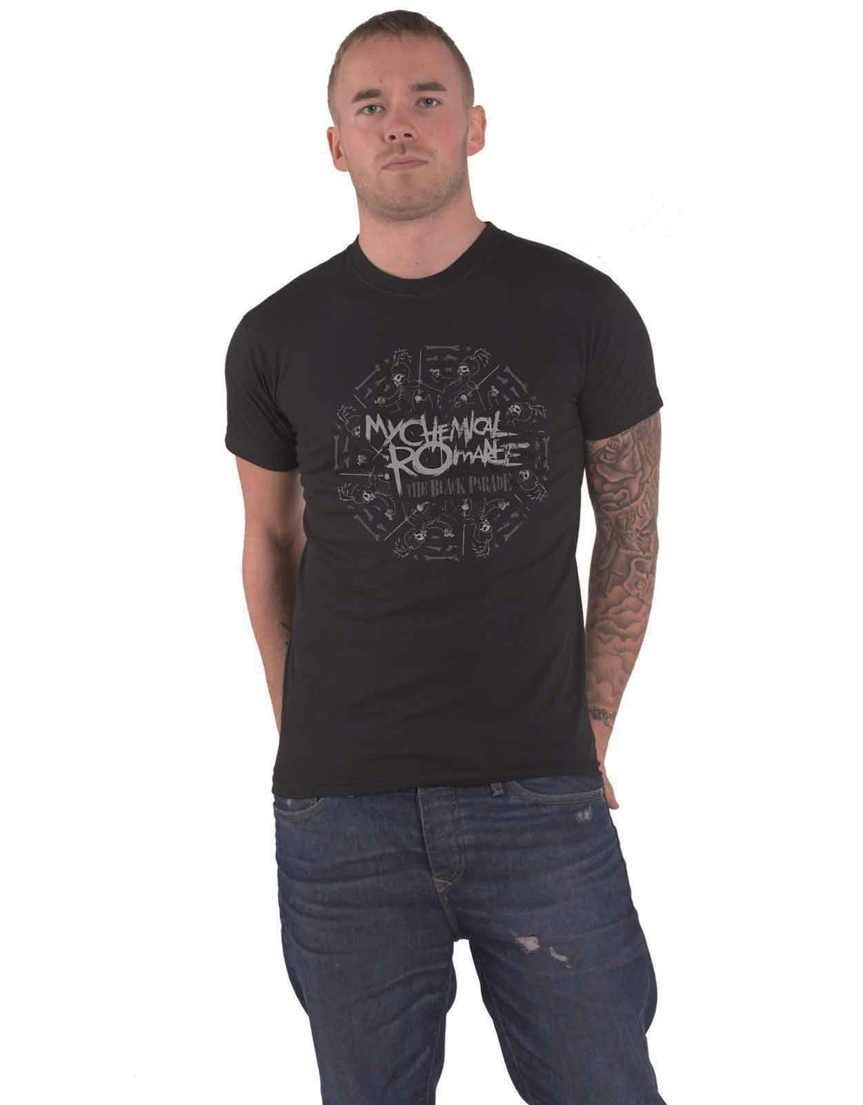 Paradiso Clothing Unisex Black Paradiso My Chemical Romance Circle March T Shirt - M