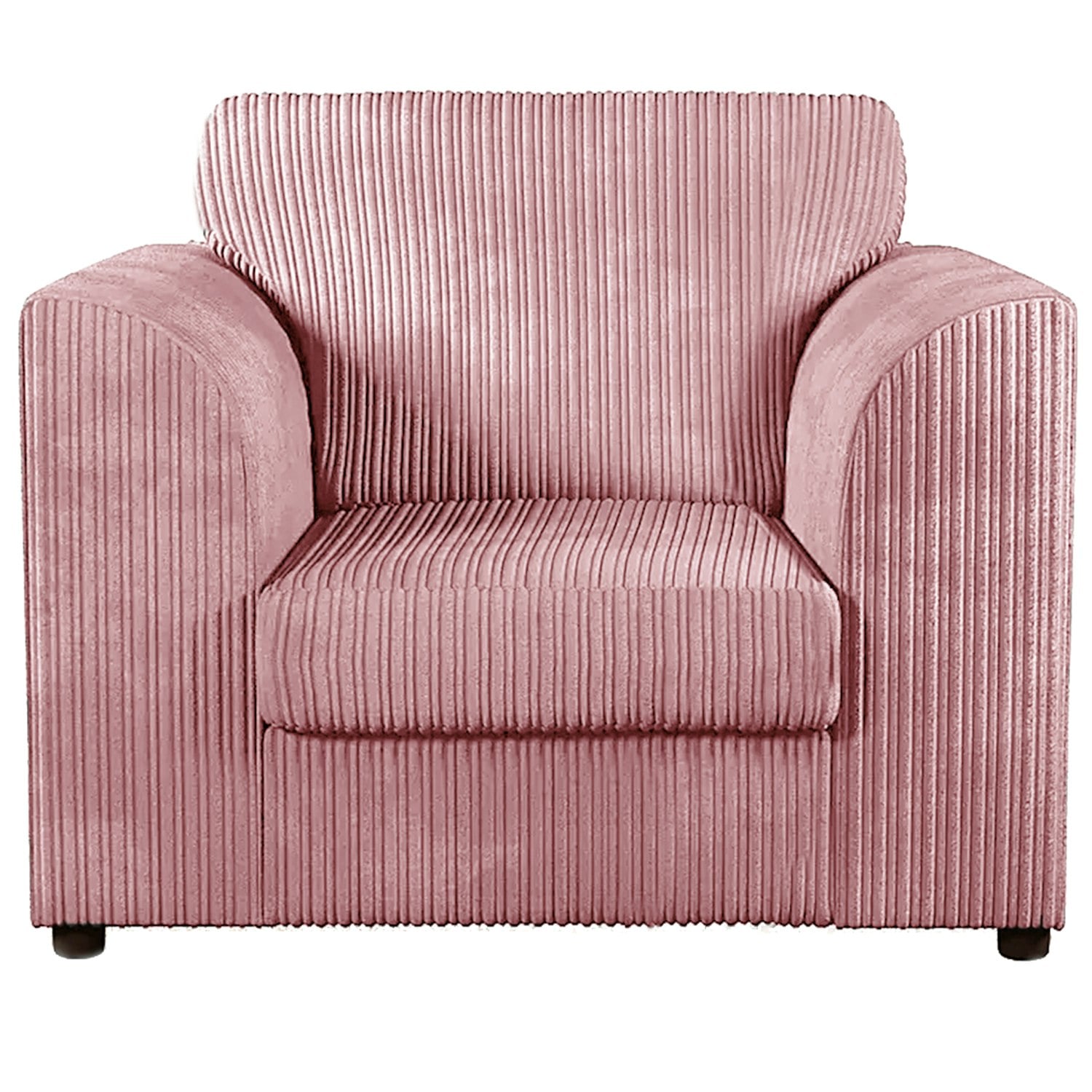 Furnishings For Less Pink Luxor / Ferguson Cord Armchair
