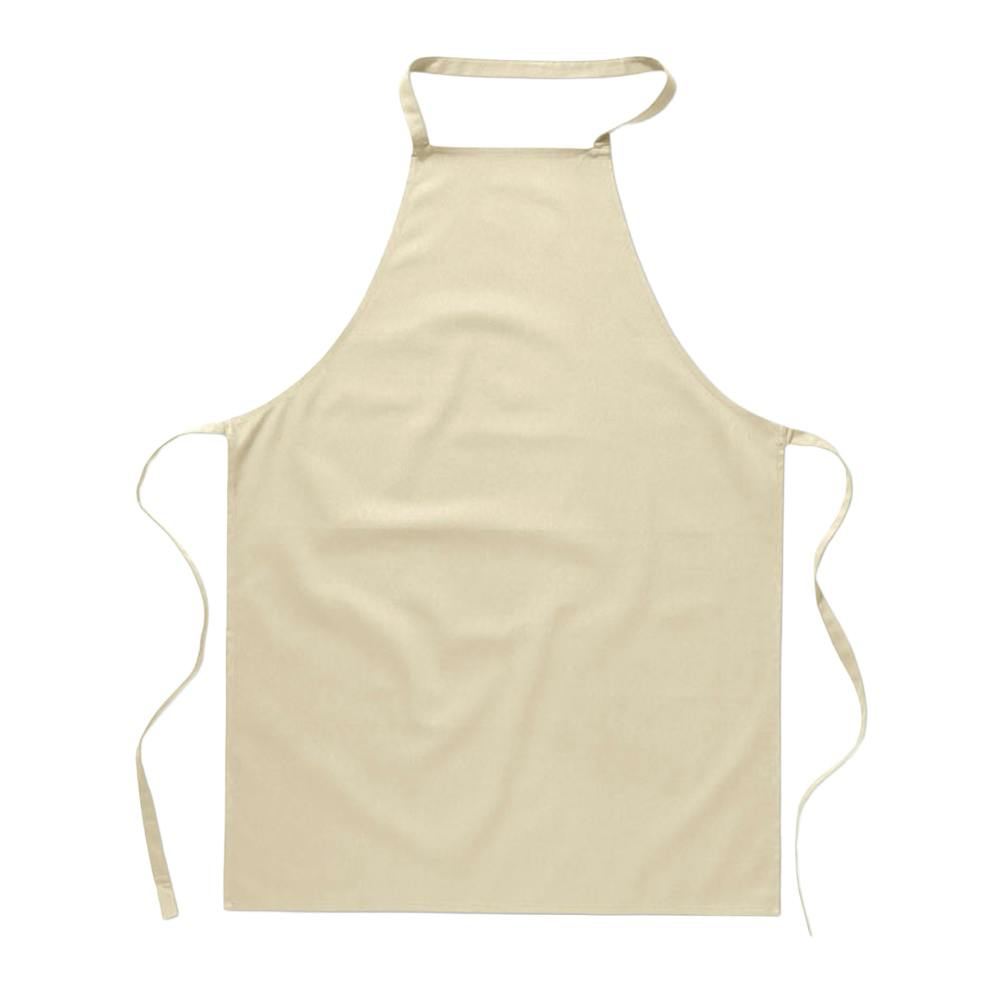 Midocean Beige Kitab Cotton Kitchen Apron - One Size - 100% Mixed
