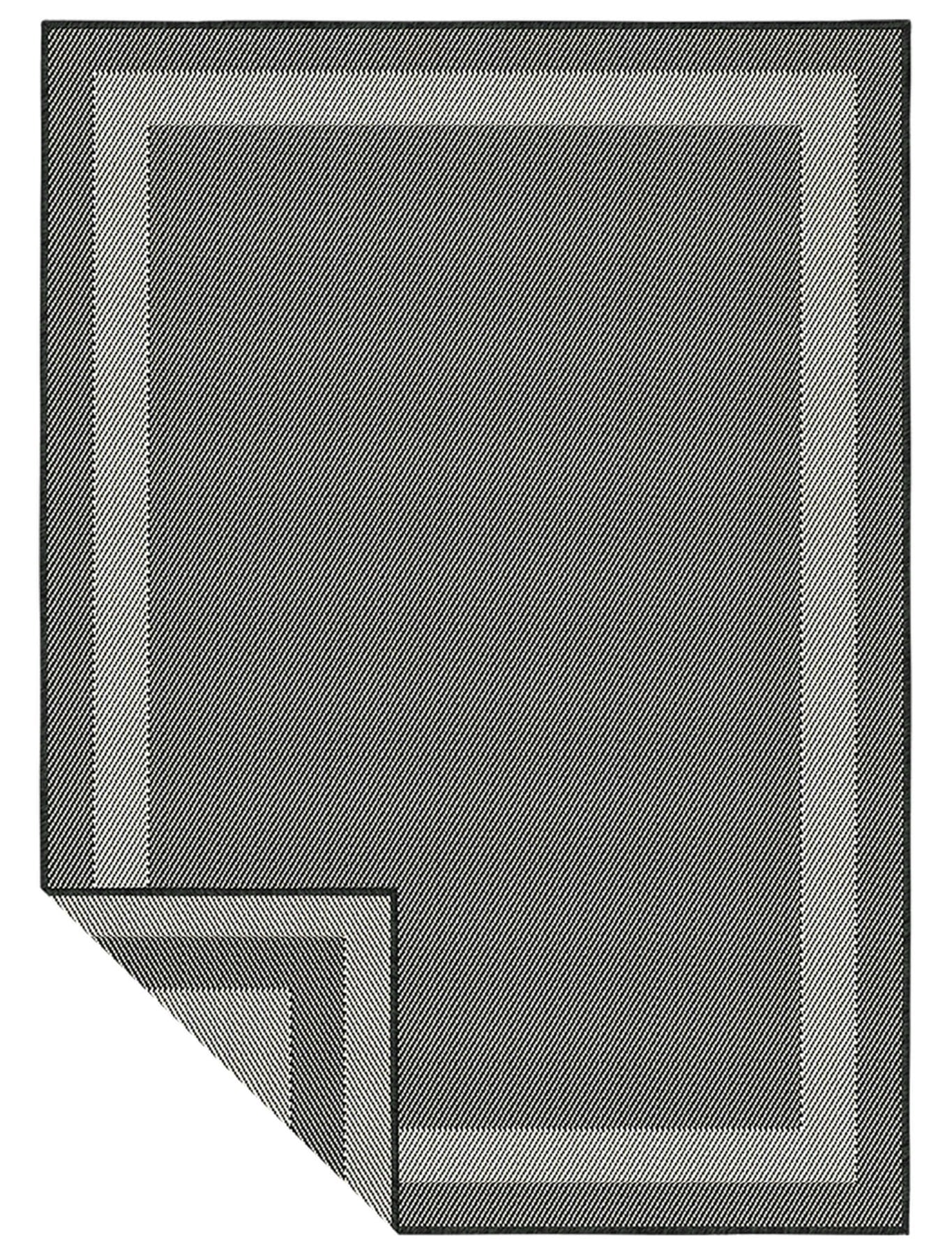 Border Design Duo Weave Outdoor Indoor Area Rug UV Resistant Hardwearing Mat - Image 3