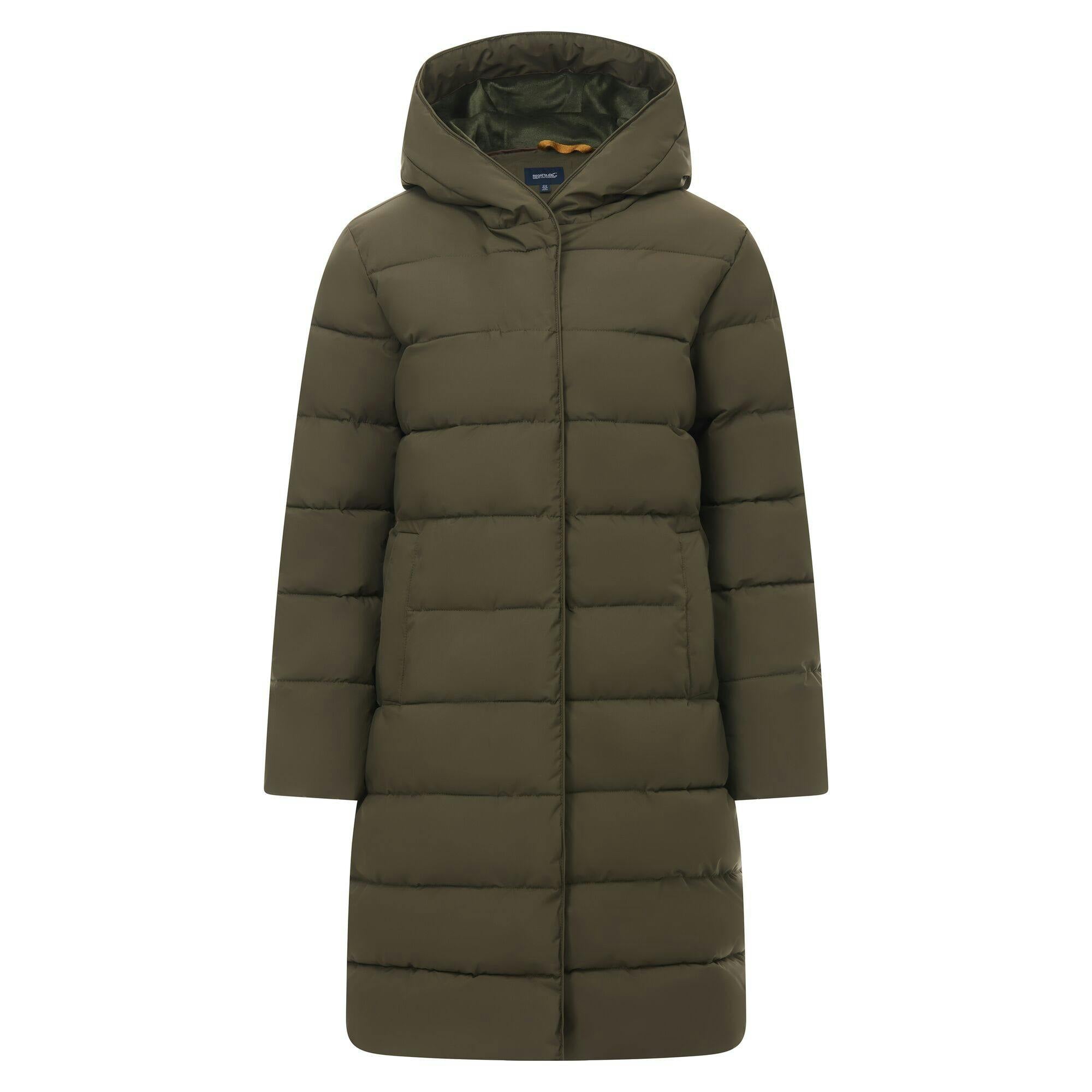 Regatta Women's Dark / Nehiala Quilted Jacket - Khaki - 16 Uk - Khaki - 70% Polyester/30% Recycled Polyester