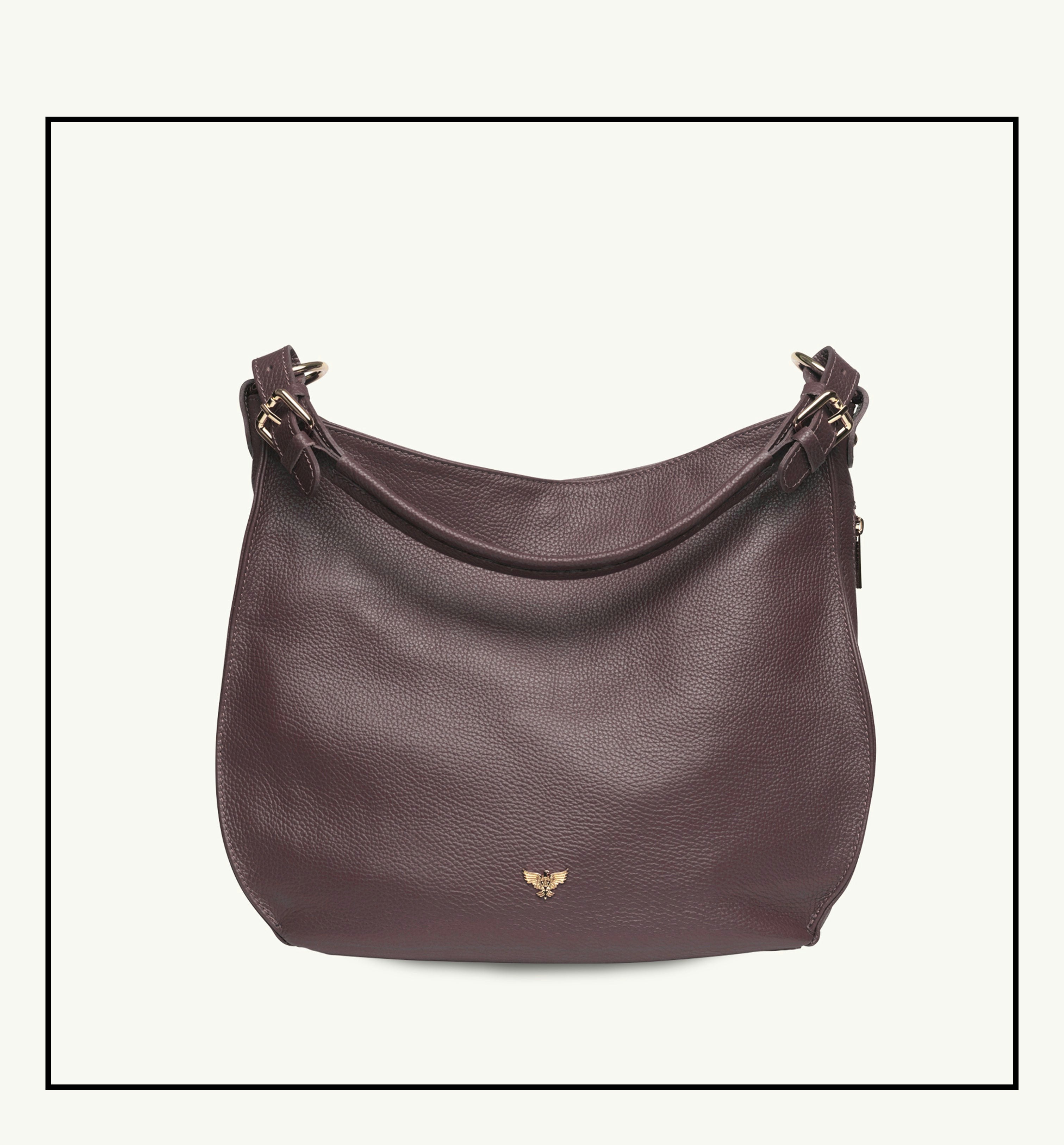 Apatchy London Gold The Harriet Port Leather Bag - Port