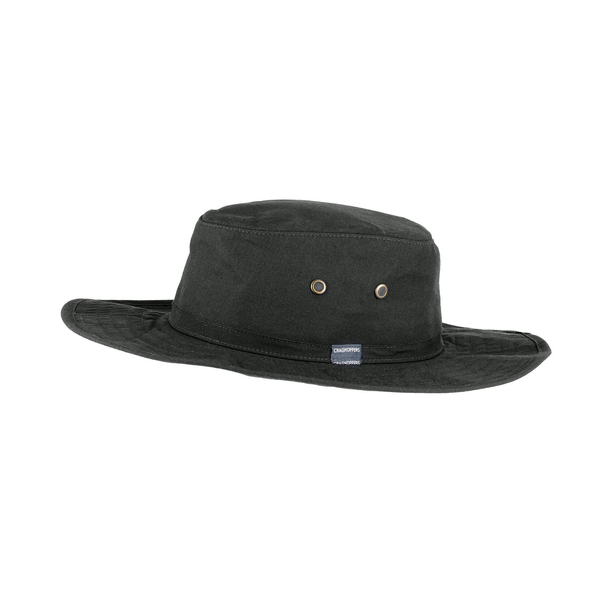 Craghoppers Grey Expert Kiwi Ranger Hat - Carbon - Carbon - S-M - 65% Recycled Polyester/35% Cotton