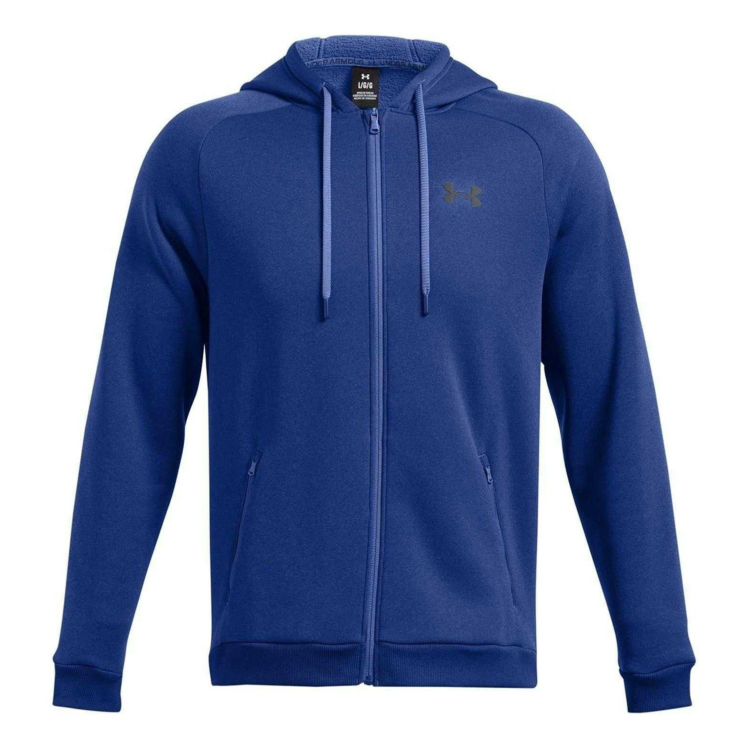 Under Armour Men's Blue Full Zip Hoodie - S - 100% Mixed