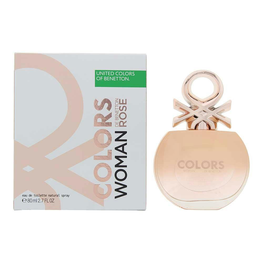 Benetton Light Colours De Woman Rose Eau De Toilette 80Ml