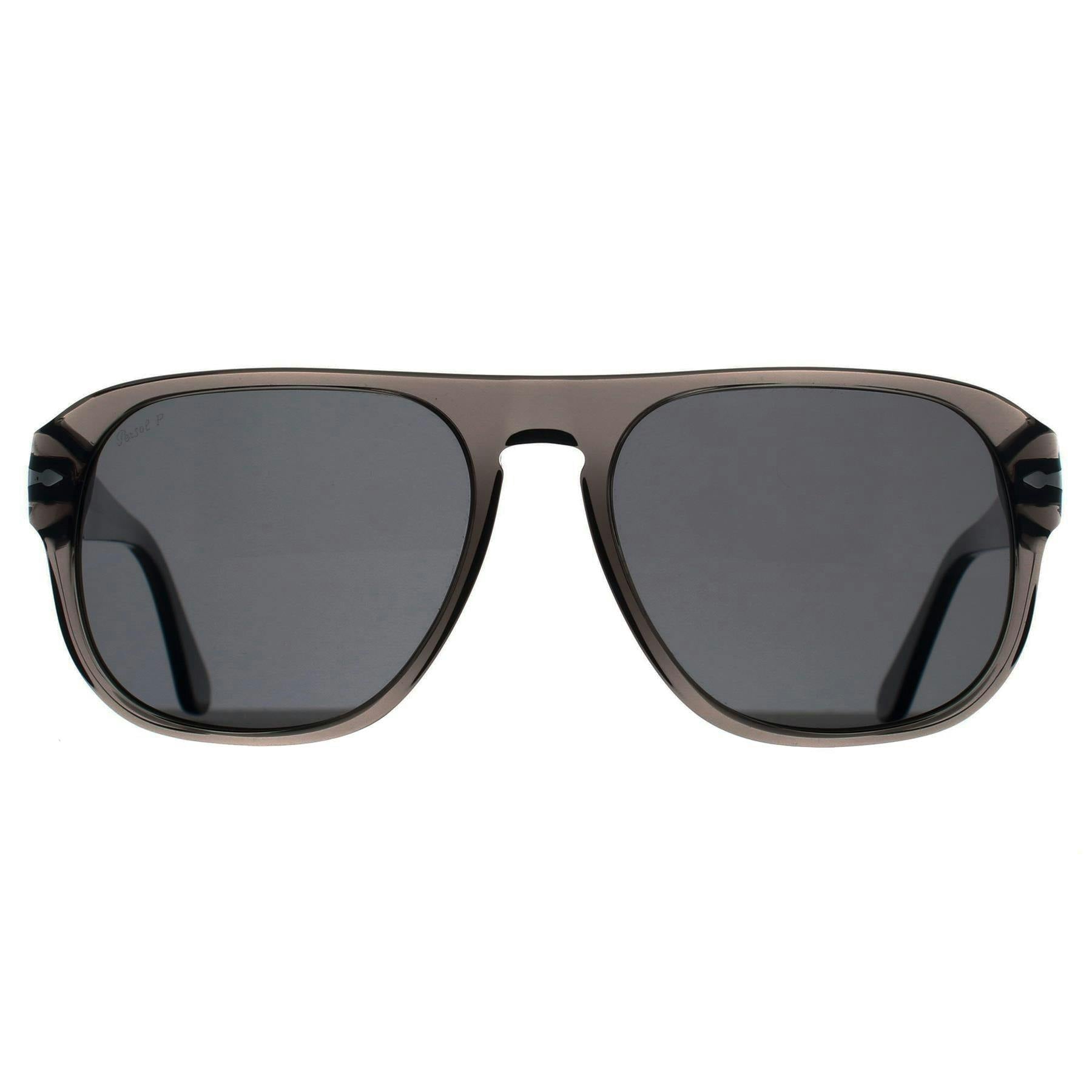 Persol Unisex Grey Po3310s Jean 110348 Sunglasses Acetate Squared Polarized - Image 6