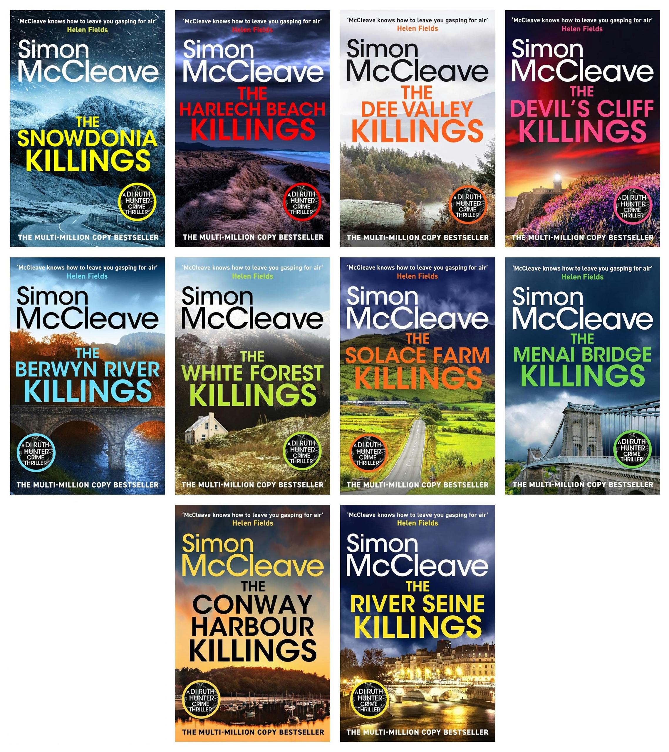DI Ruth Hunter Crime Thriller by Simon McCleave 10 Books Collection Set - PB - Image 10