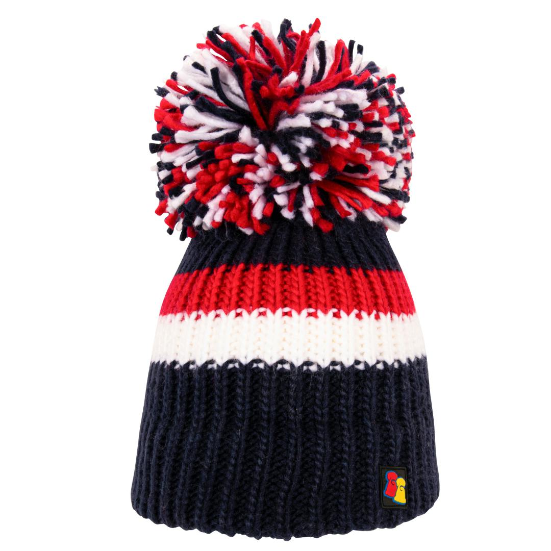 Big Bobble Hats Unisex White/Red Wing Commander