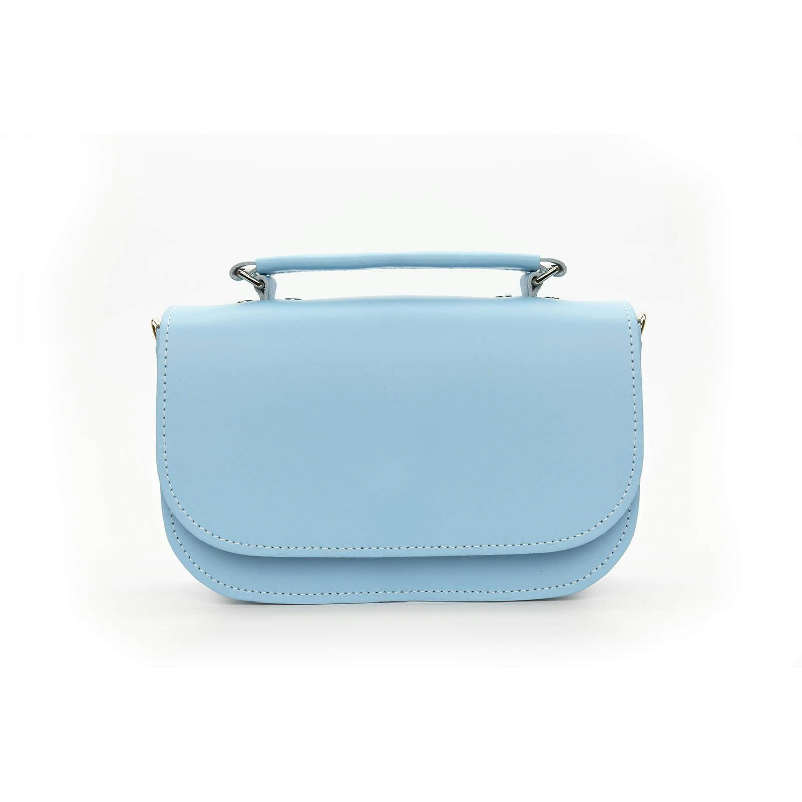 Zatchels Blue Aura Handmade Leather Bag - Baby