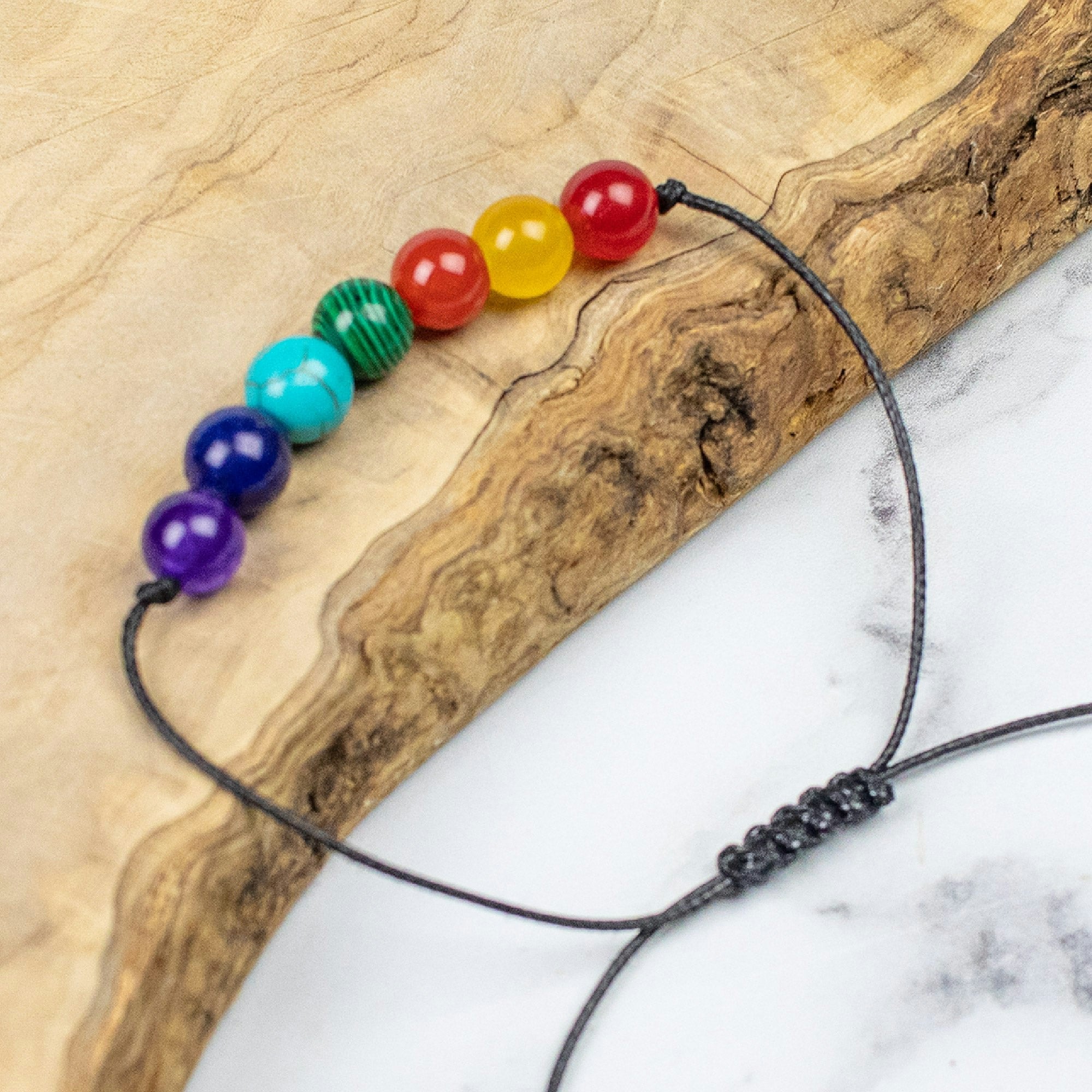 Myga Bead, Stone & Crystal Bracelets Bracelet - The 7 Chakras