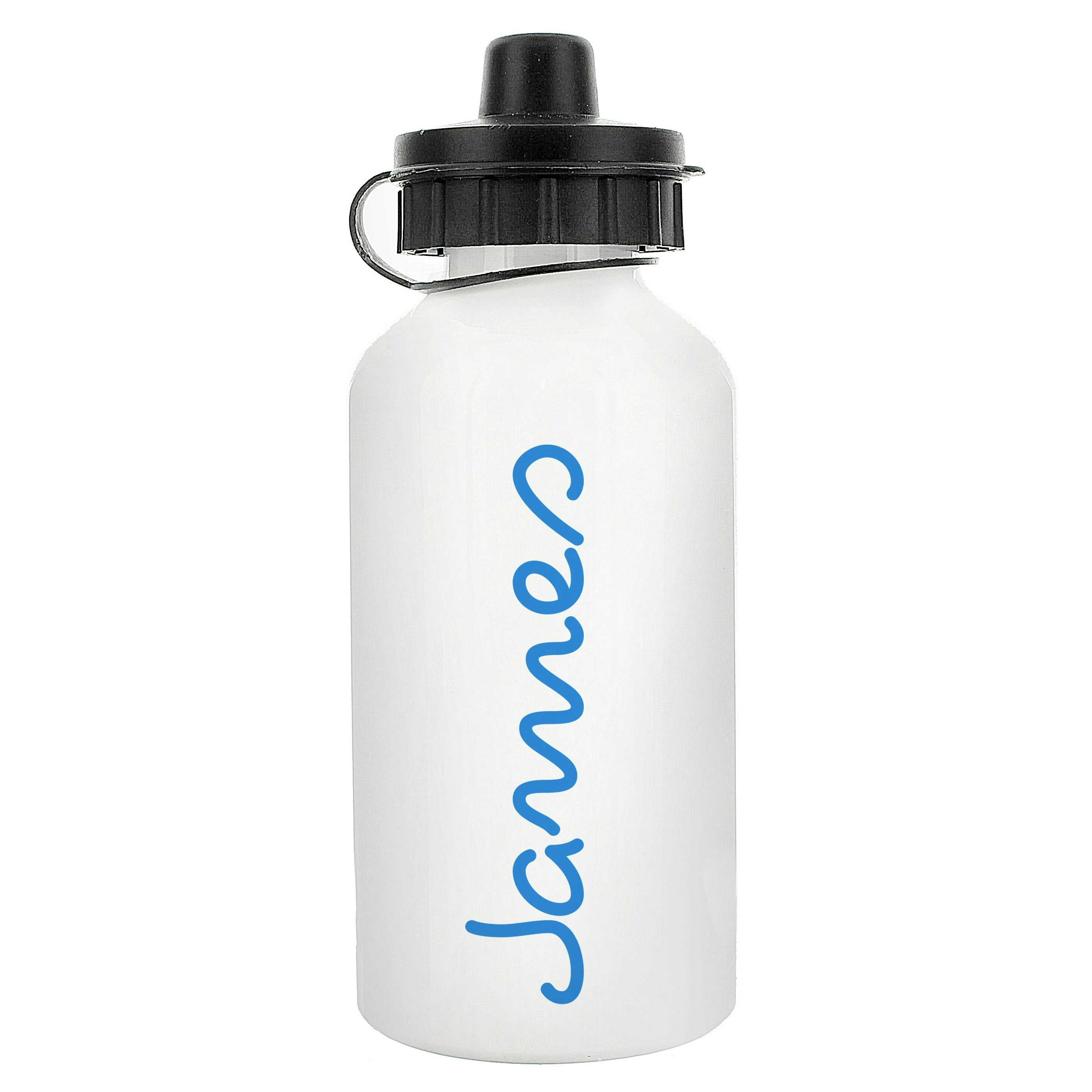 Personalised Memento Company Blue Personalised Name Drinks Bottle