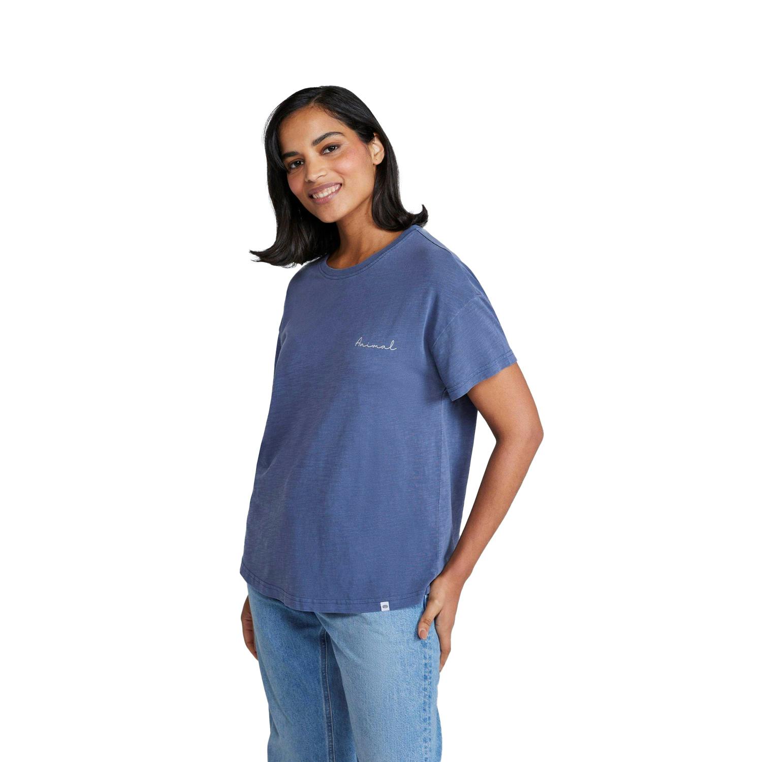 Animal Women's Dark/Blue Phoenix Organic T-Shirt - 6 Uk - 100% Mixed