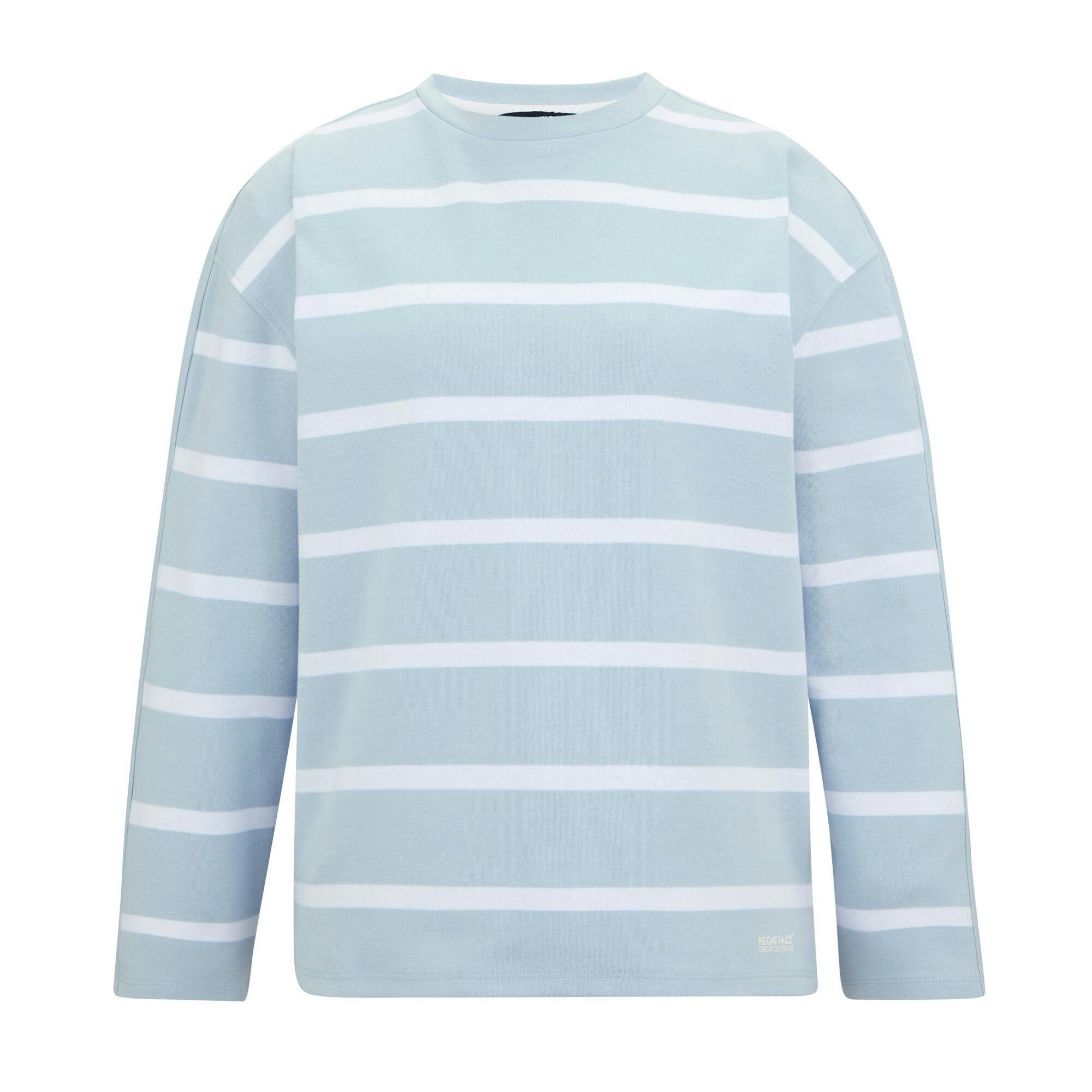 Regatta Women's White Avira Sweatshirt - Skyway/ - 20 Uk - Skyway/ - 60% Cotton/40% Polyester