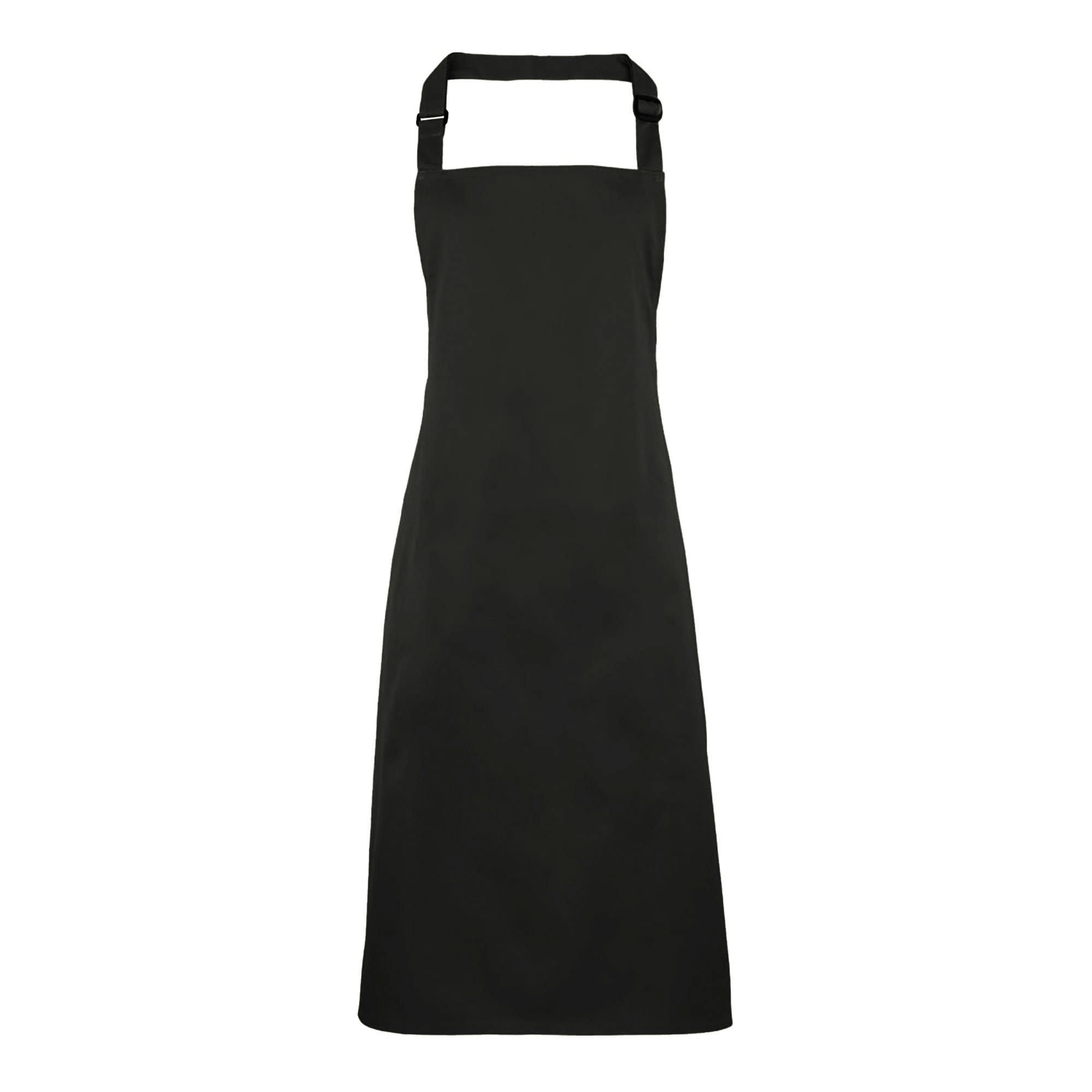 Premier (One Size, Black) Colours Bib Apron / Workwear (Pack Of 2) - Image 3