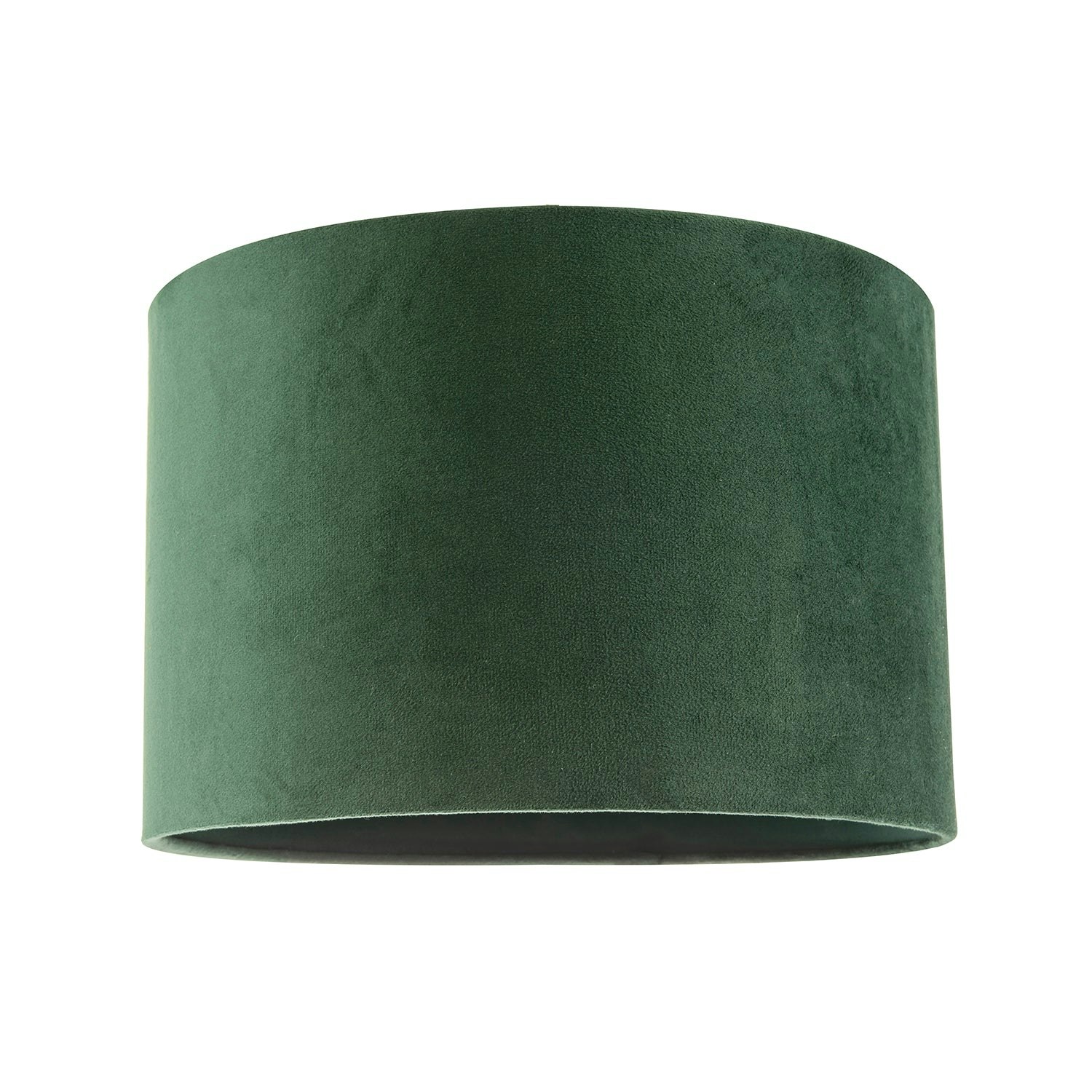 Rackhams Green Soft Velvet Forest Fabric Round Lamp Shade For Table Or Pendant