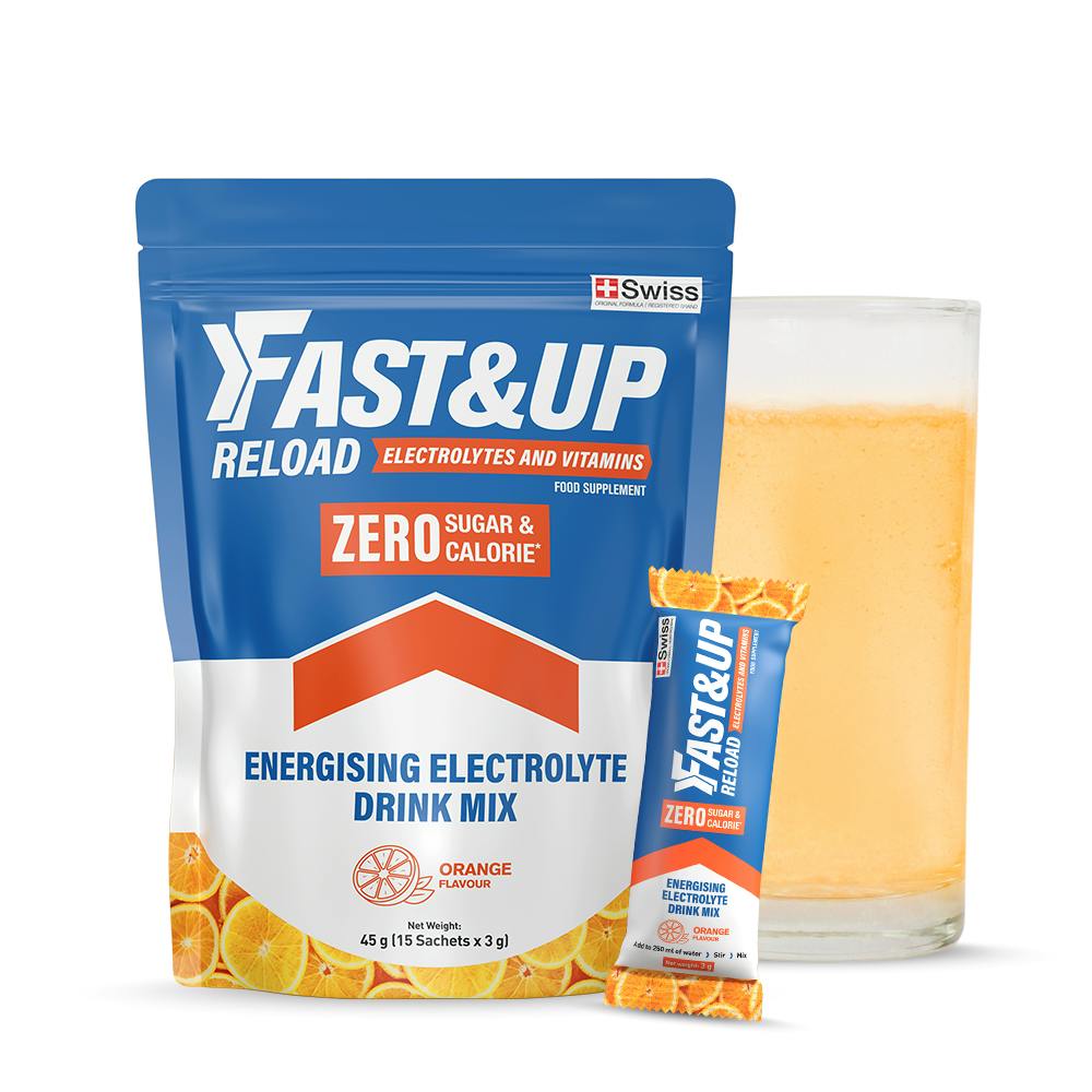 Fast&Up Reload Electrolyte Powder 5 Minerals + Vit C & B12, Zero Sugar, 15pk - Image 6