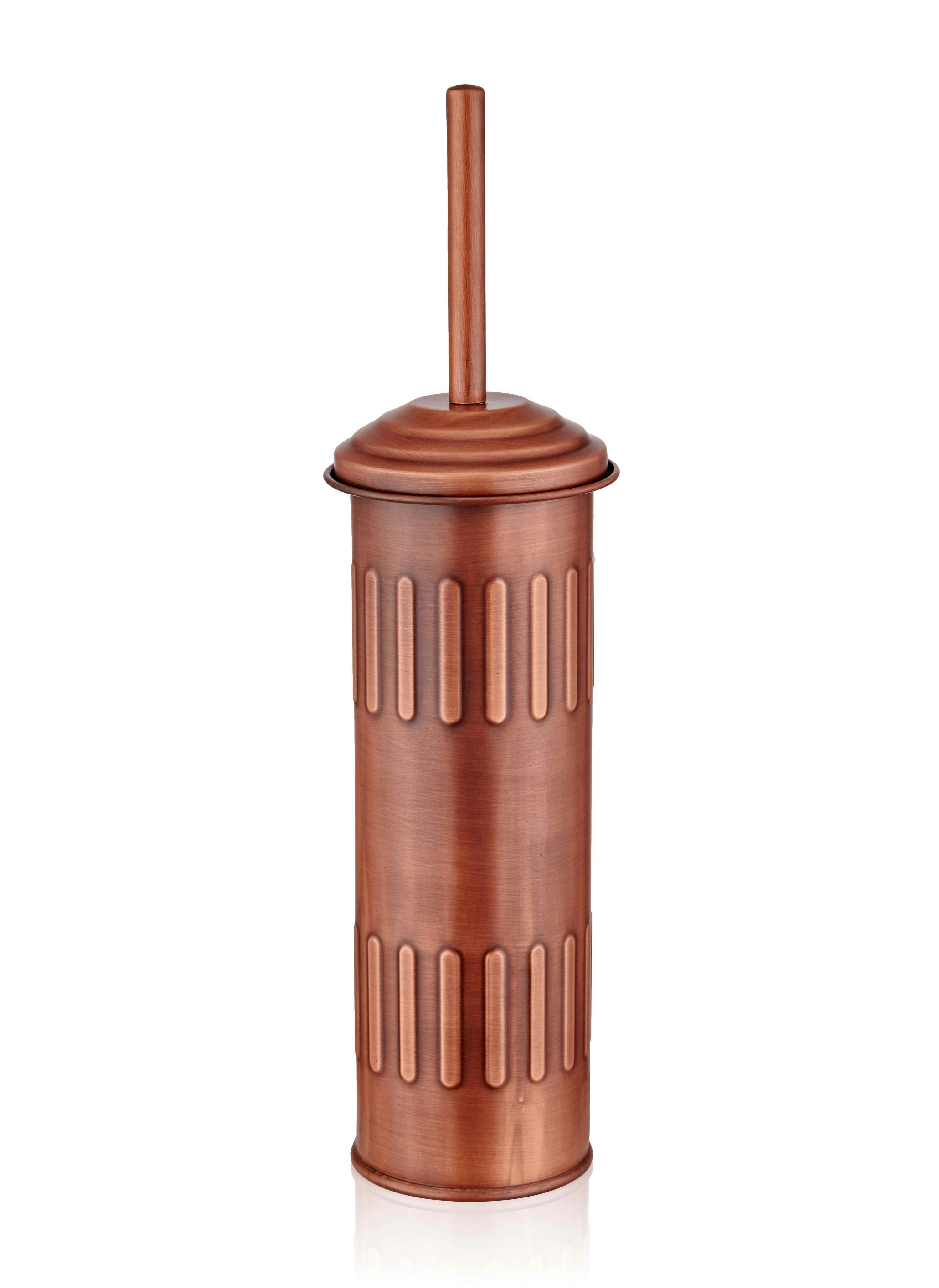 Rozi Copper Toilet Brush And Holder