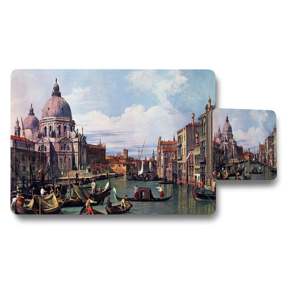Rackhams Venetian Canal Cityscape Placemats And Coasters Set