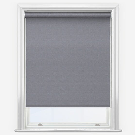 Newedgeblinds Grey Slate Trimmable Thermal Blackout Roller Blinds - 170Cm
