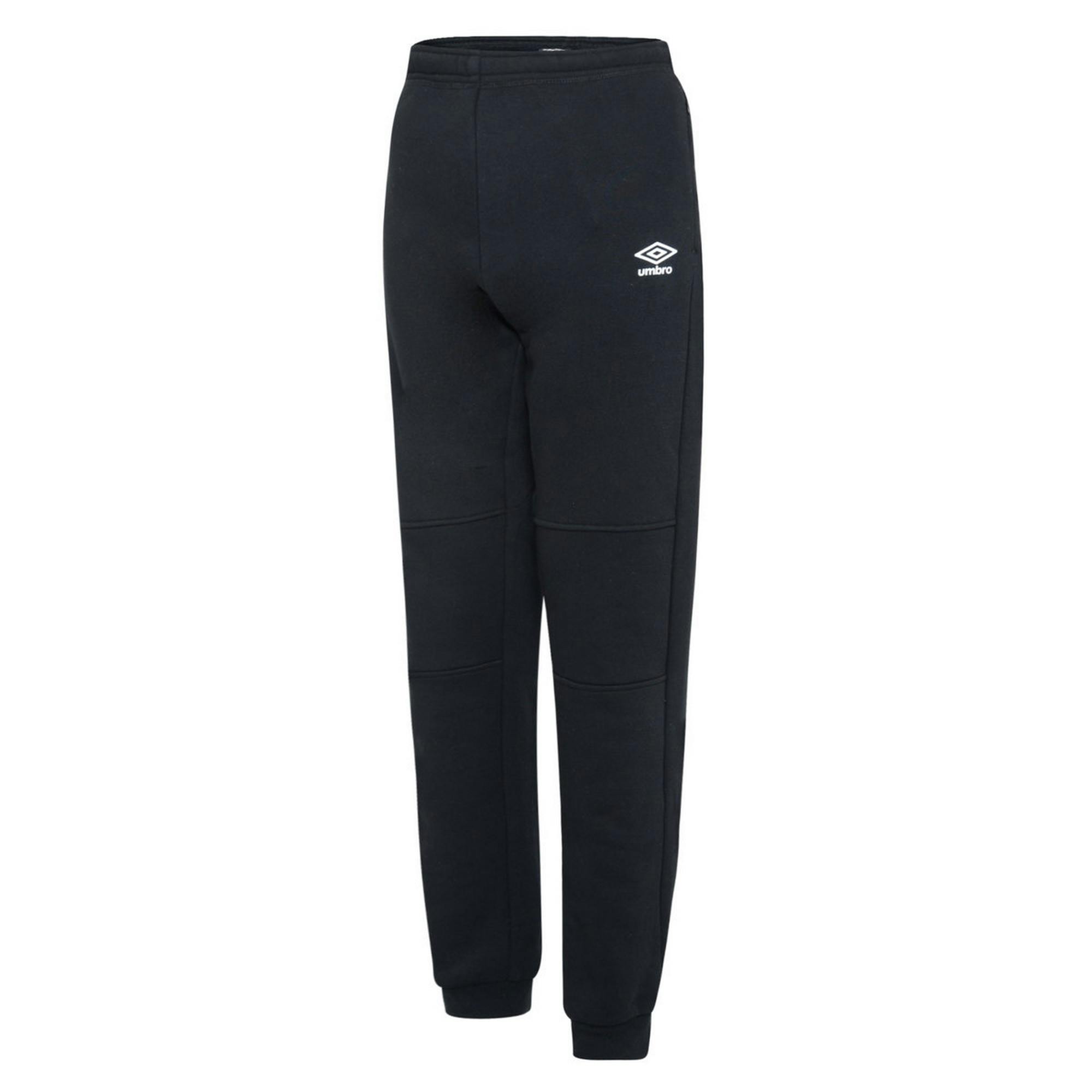 Umbro Women's Black/White / Club Leisure Jogging Bottoms - Xs - 70% Cotton/30% Polyester