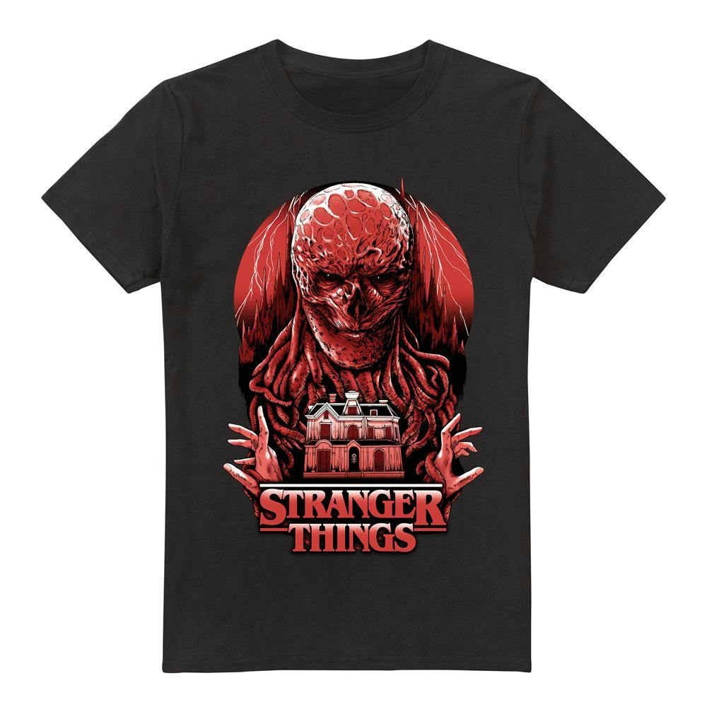 Stranger Things Men's Black Vecna Horror T-Shirt - 4XL