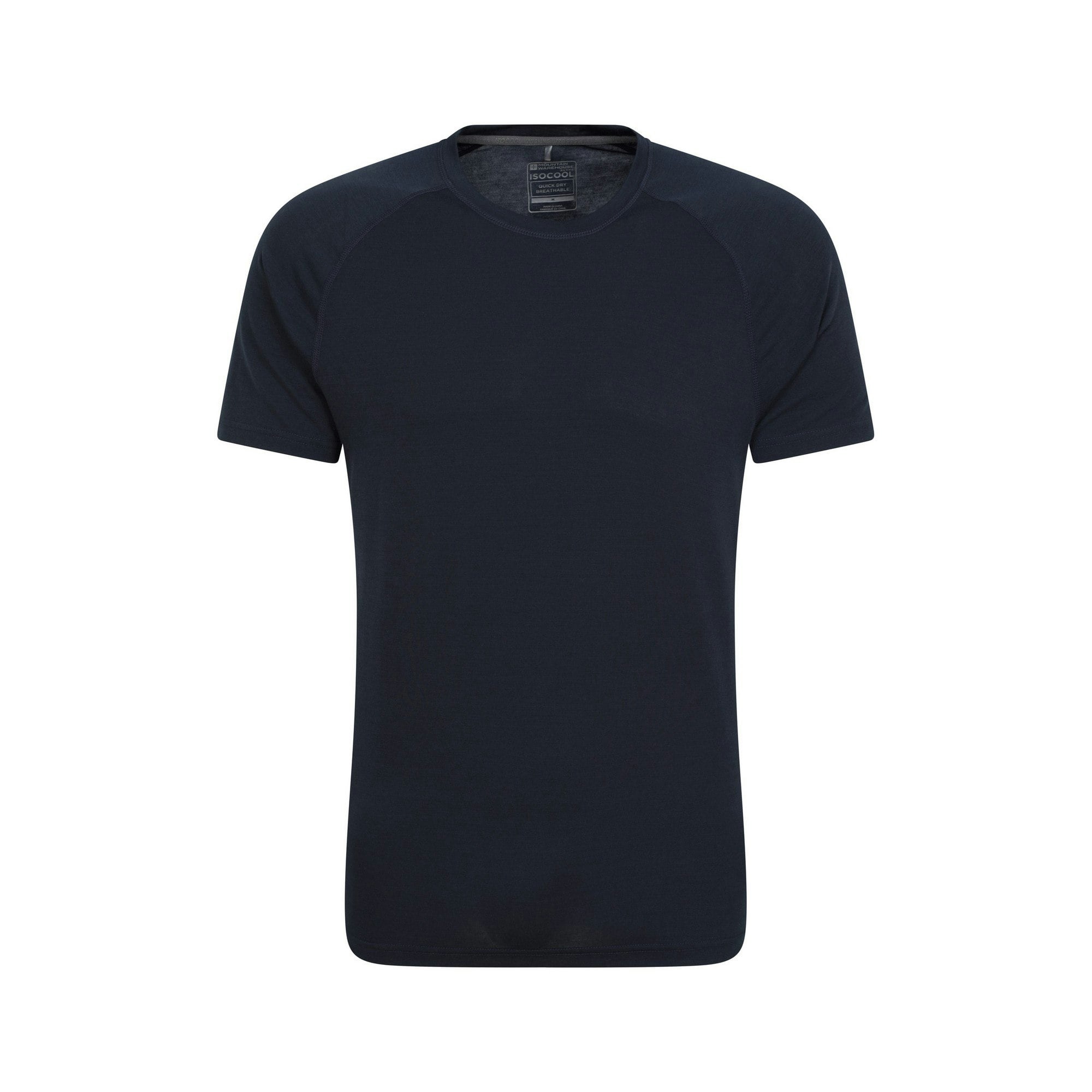 Mountain Warehouse Men's Quick Dry T-Shirt - Navy - Navy Large