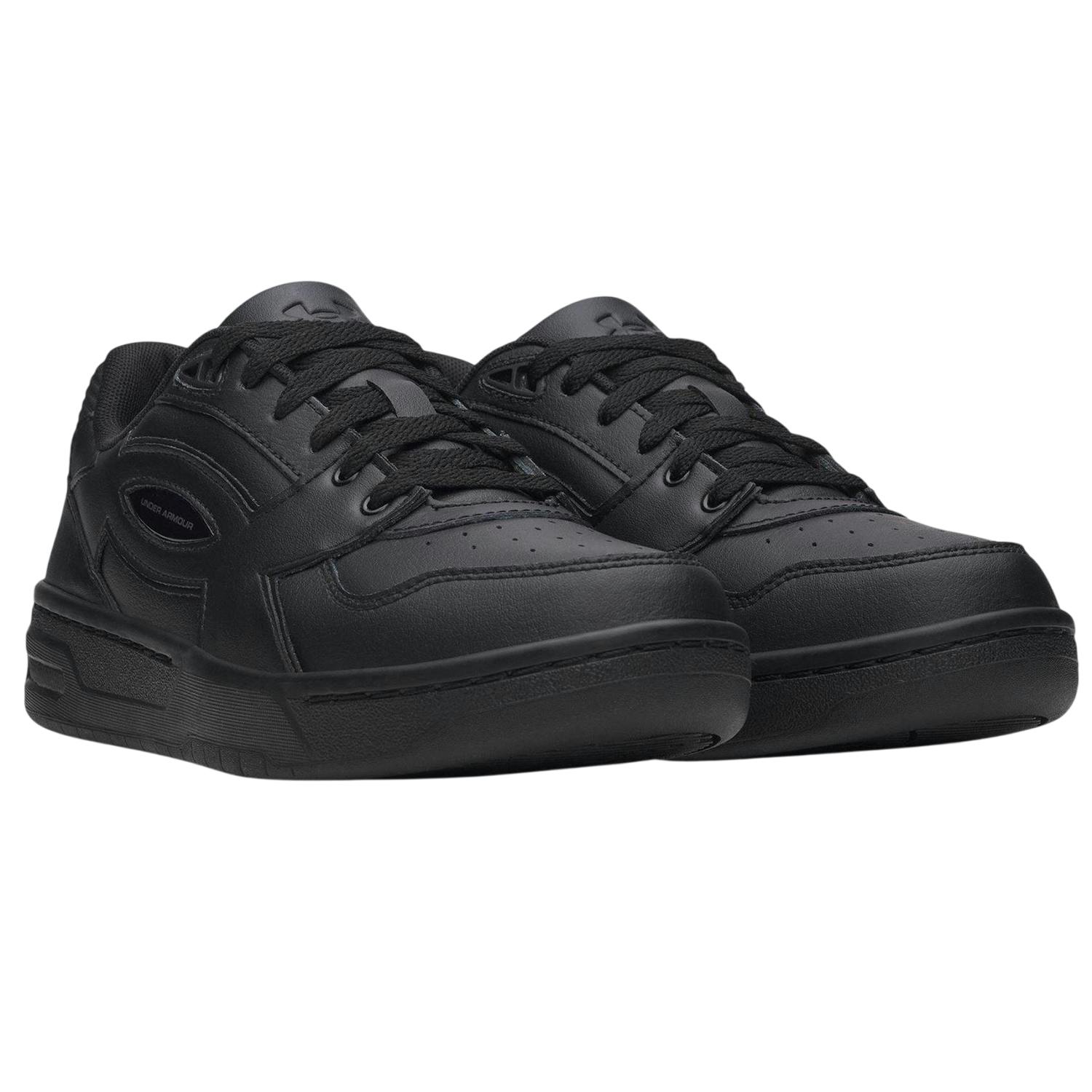 Under Armour Men's Black/Grey Low Cut Trainers - 7 Uk - 100% Mixed