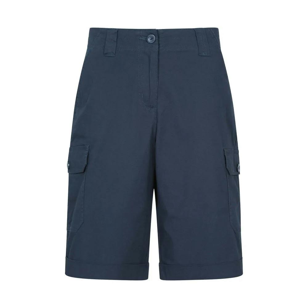 Mountain Warehouse Women's Coast Stretch Cargo Shorts - Navy - Navy - 18 Uk - 97% Cotton/3% Elastane