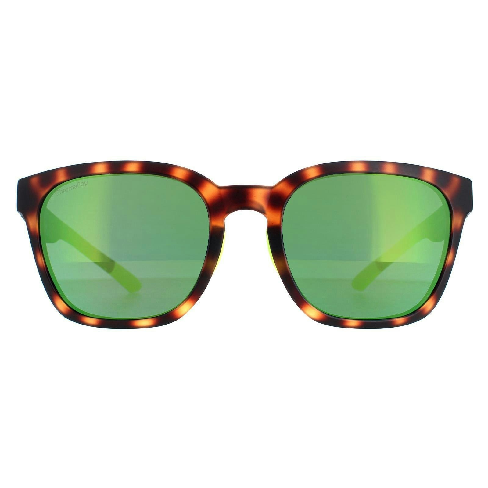 Smith Men's Green Founder Matte Tortoise Sunglasses