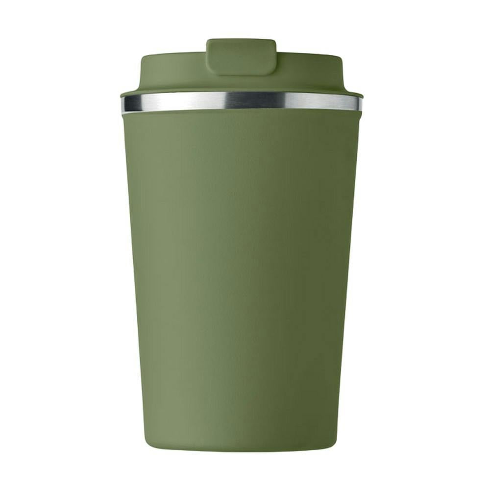 Rackhams Dark/Green Brace Double Wall 350Ml Tumbler - One Size - 100% Mixed