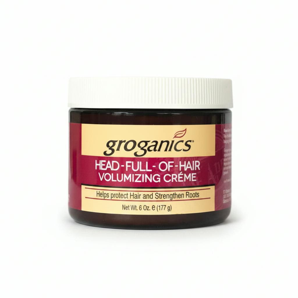 Groganics Cream Head Full Of Hair Volumizing Creme 6Oz
