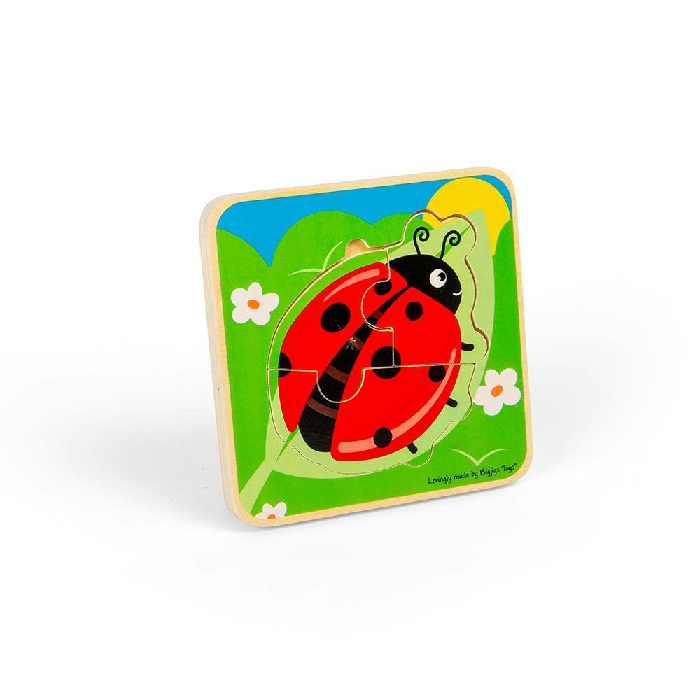 Bigjigs Toys Lifecycle Layer Puzzle - Ladybug