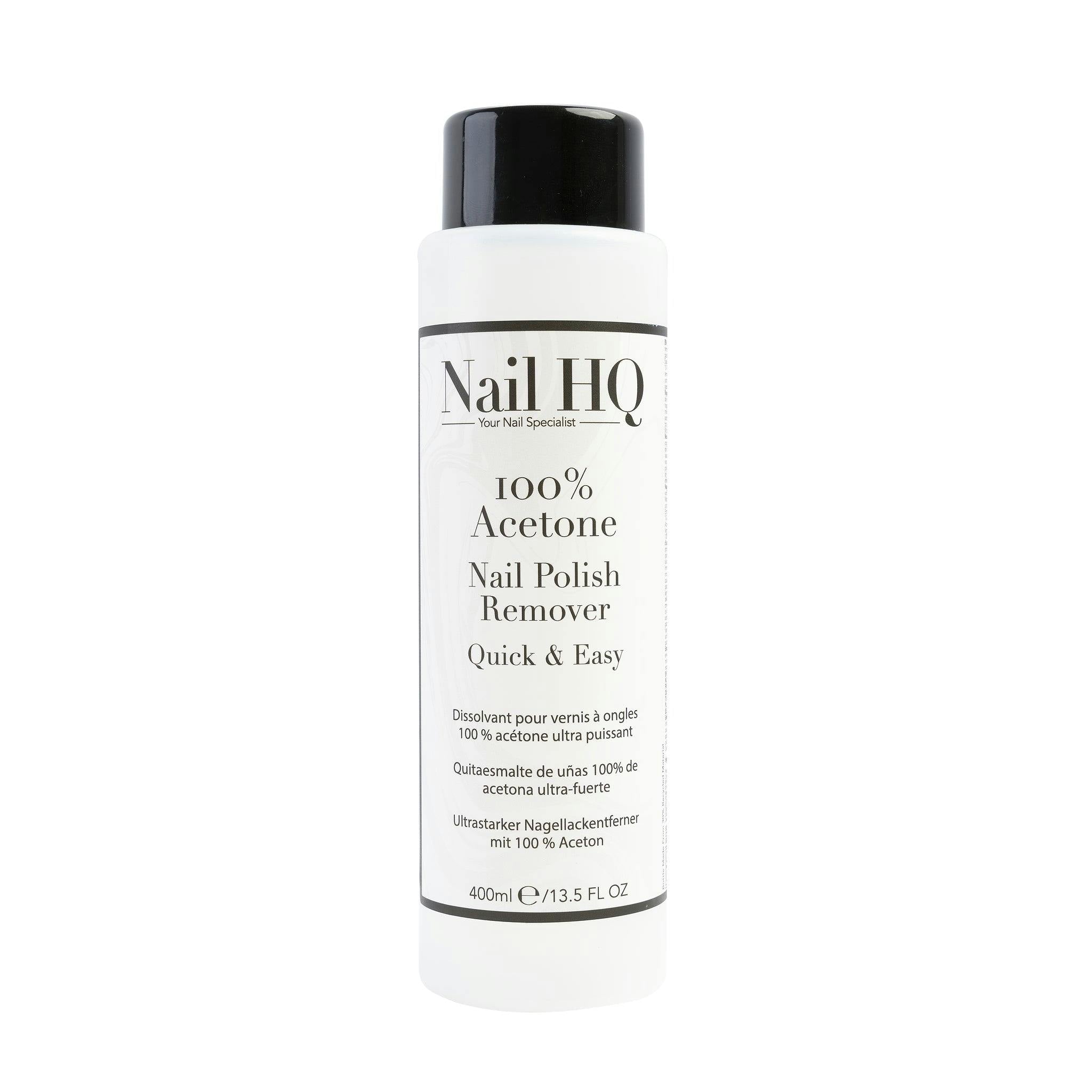 Nail Hq 100% Acetone Nail Polish Remover 400Ml - Image 4