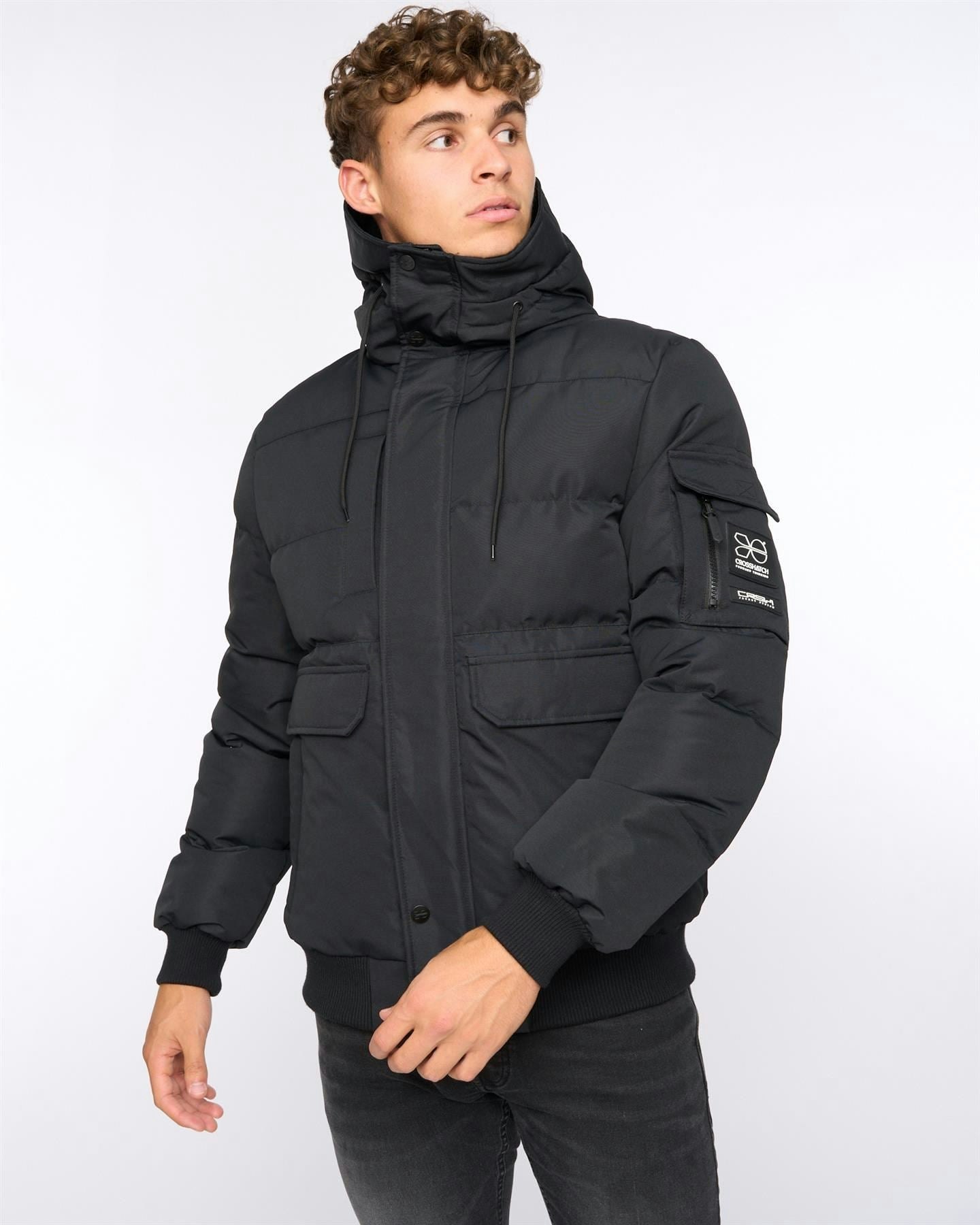 Crosshatch Black Milwaka Jacket - Xxl