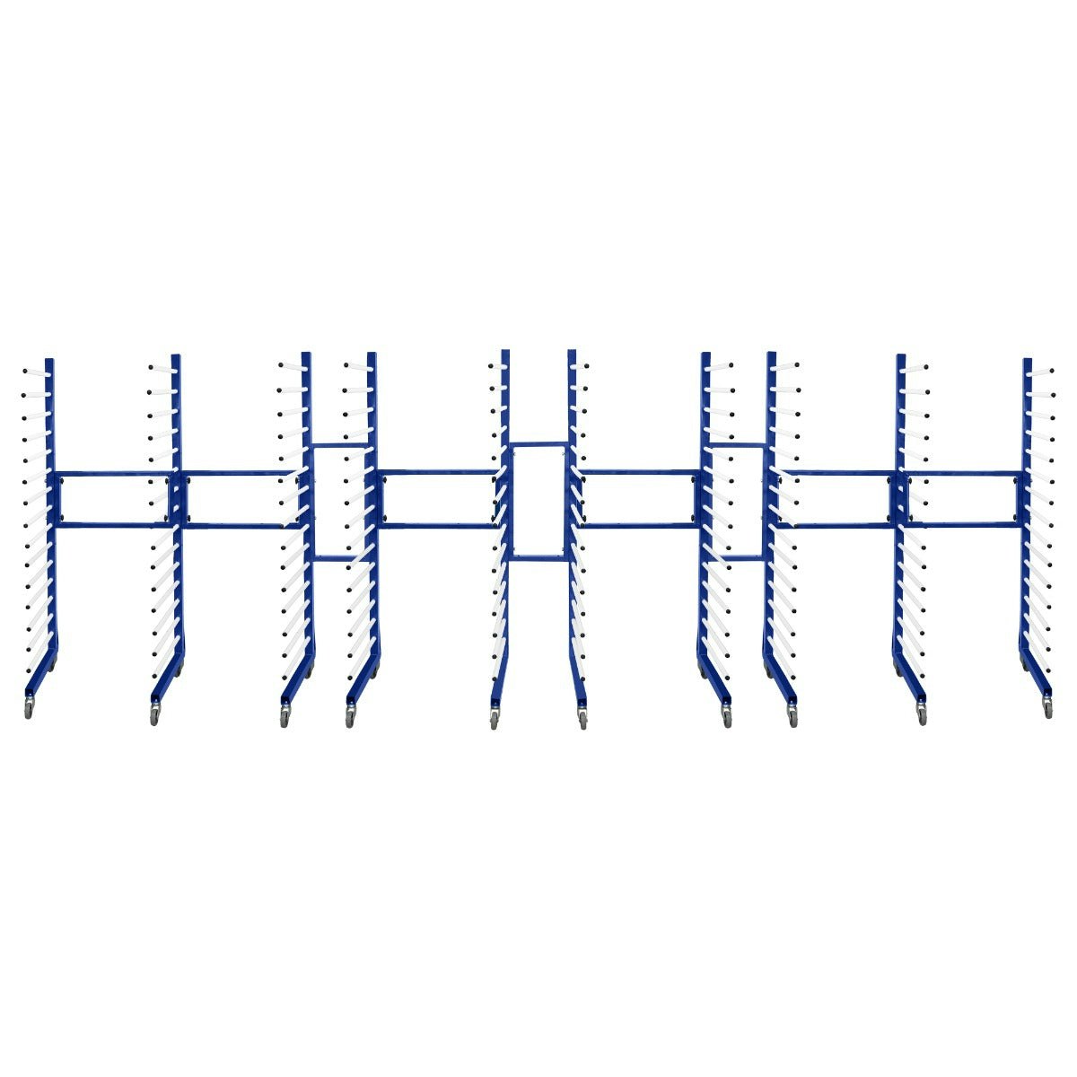Rackhams Combi Spray Drying Rack Trolley X 5 & 4 Connectors