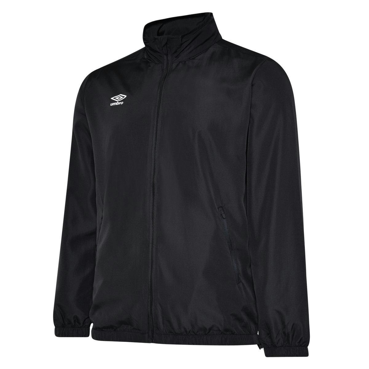 Umbro Men's Light/Black Club Essential Waterproof Jacket - M