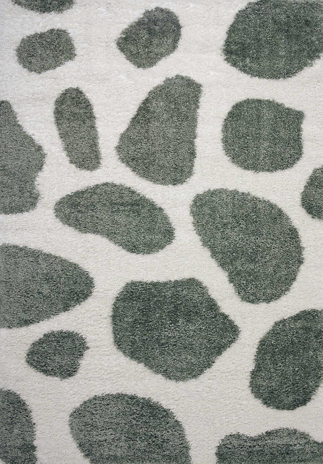 The Rugs Green Moodi Shaggy Erosan Rug - 80X150 Cm