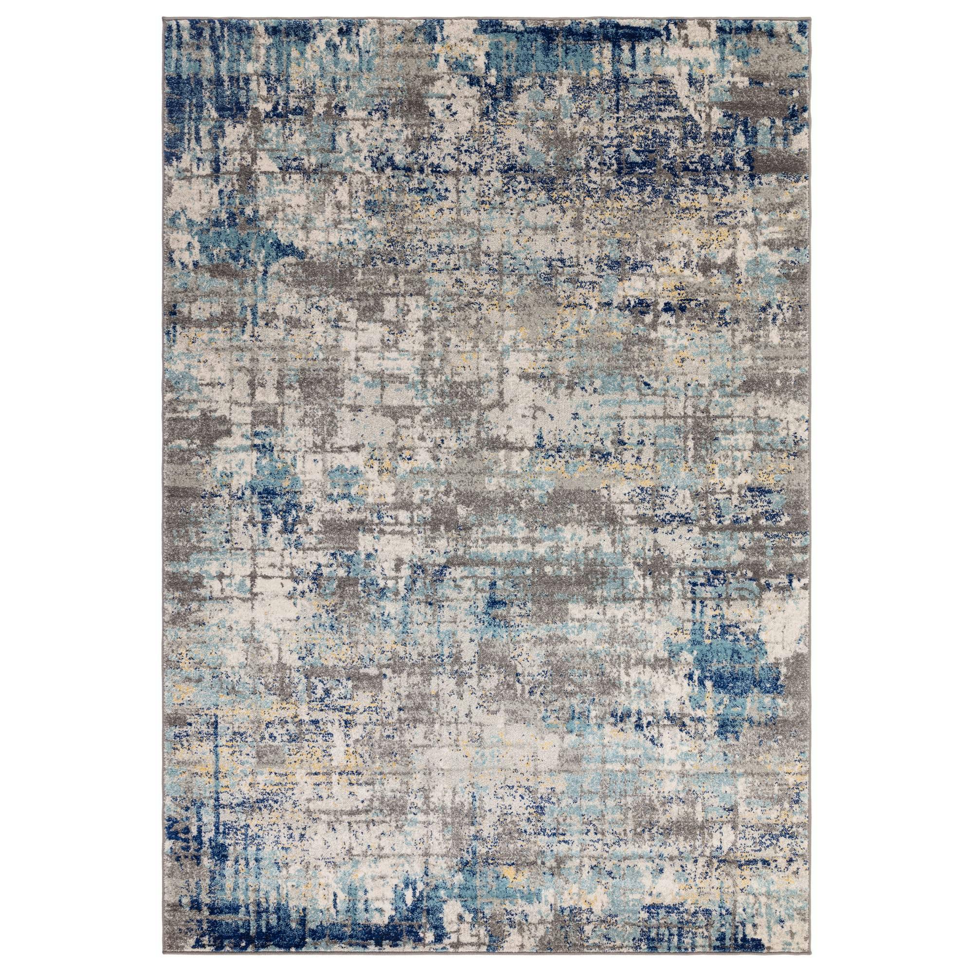 Rackhams Blue Nova Nv40 Illusion Rug - 200X290cm