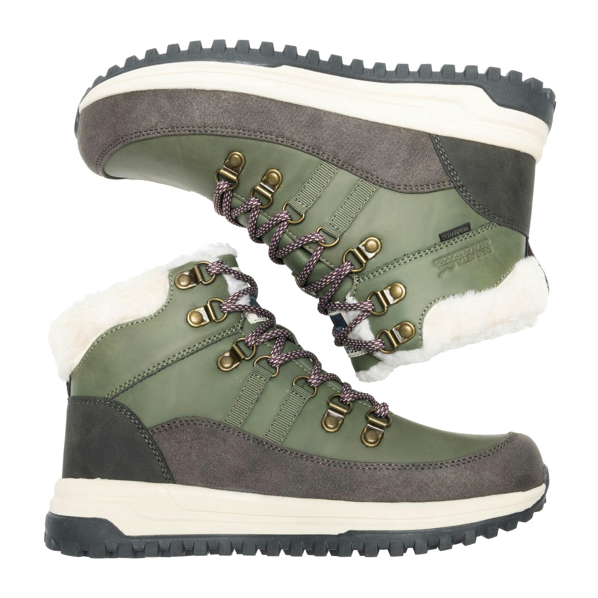 Regatta Women's Dark / Elbourne Walking Boots - Khaki/Fig - 6 Uk - Khaki/Fig - 100% Mixed