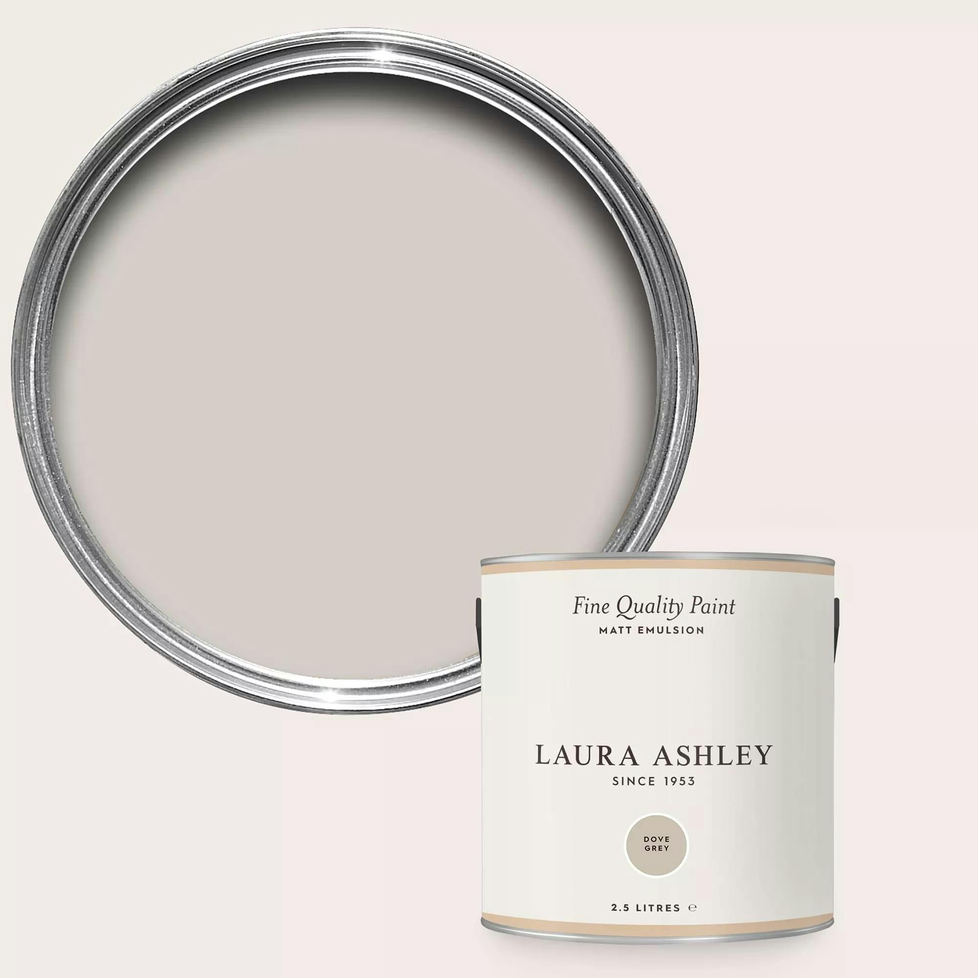 Rackhams Grey Dove Matt Emulsion 2.5L Paint - 2.5