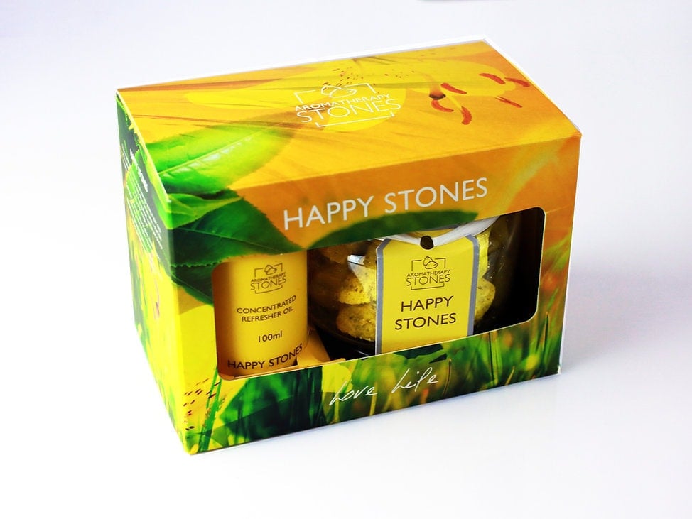 Rackhams Aromatherapy Happy Stones Gift Set - Image 3