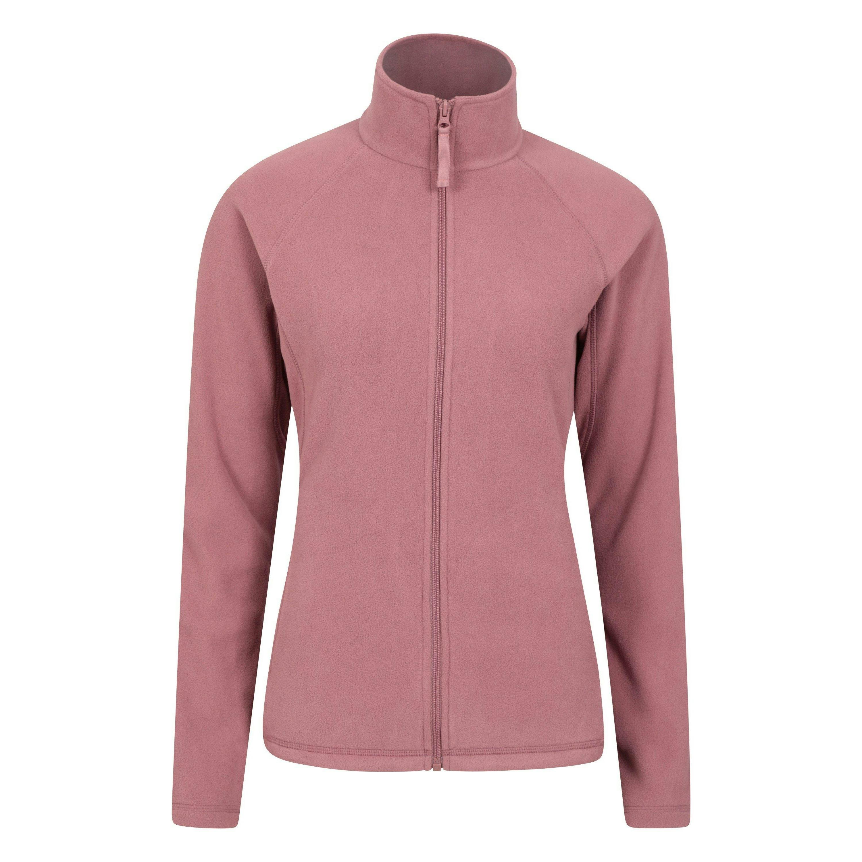 Mountain Warehouse Women's Pink / Raso Fleece Jacket - Bright - 6 Uk - Bright - 100% Polyester